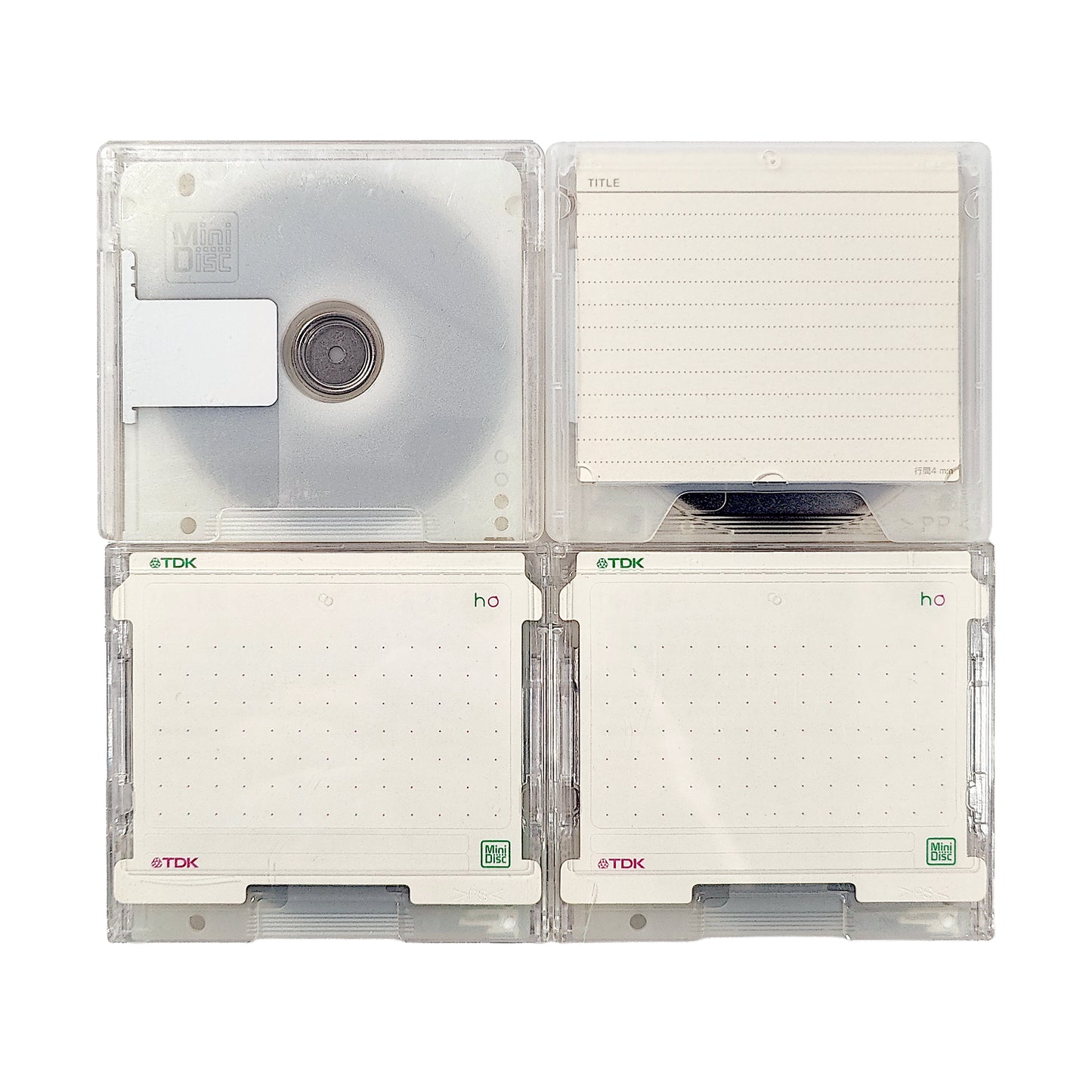 TDK & Sony 80 Minute MiniDisc 4 Pack