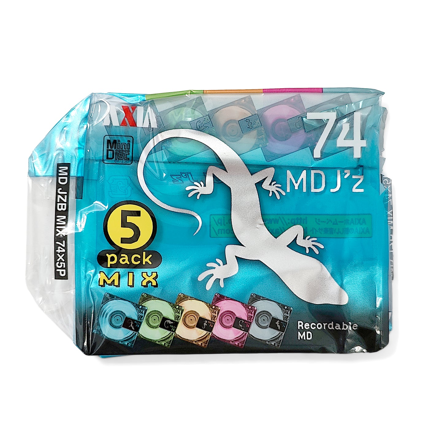 Axia MD So Cool Jz Animals 74 Minute MiniDisc 5 Pack