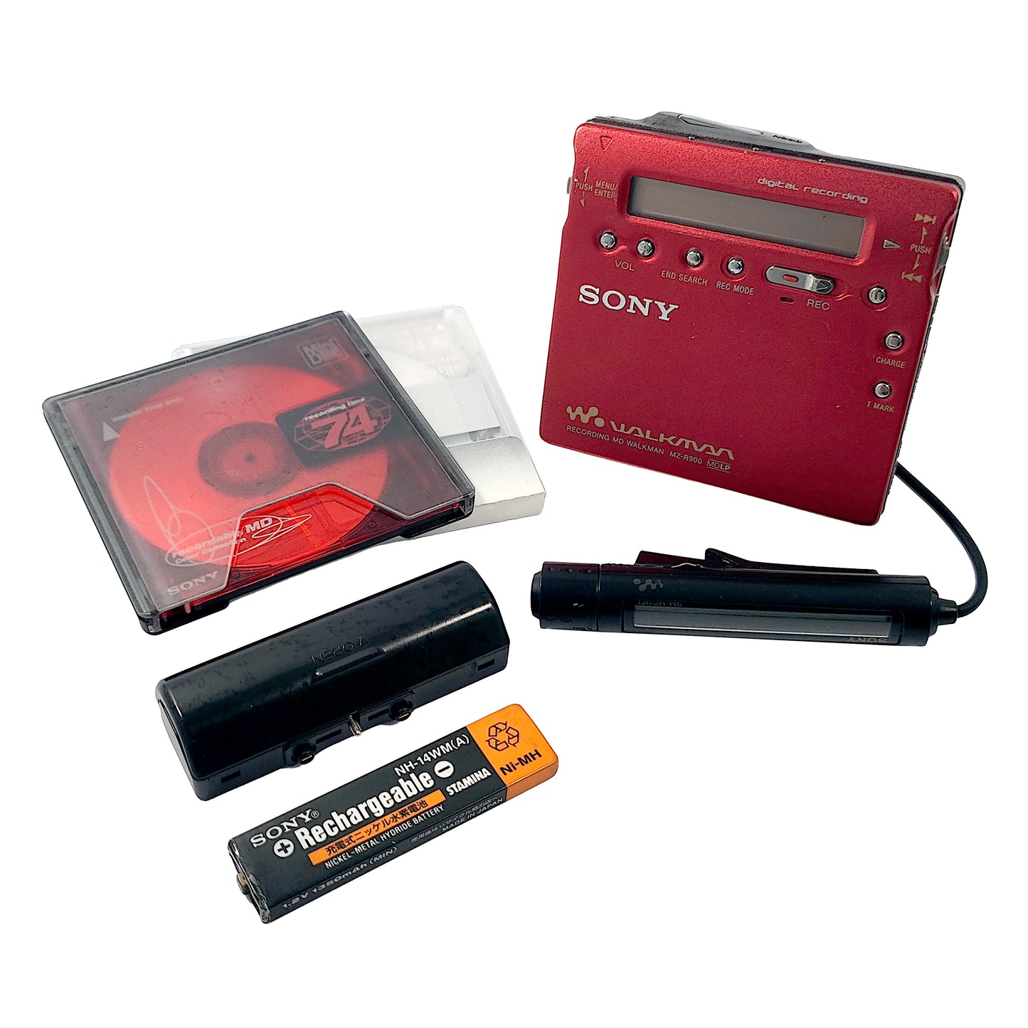 Sony MZ-R900 MiniDisc Recorder Bundle