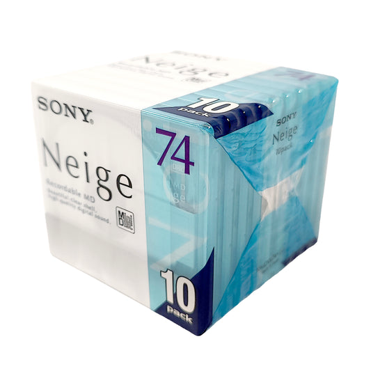 Sony Neige 74 Minute MiniDisc 10 Pack