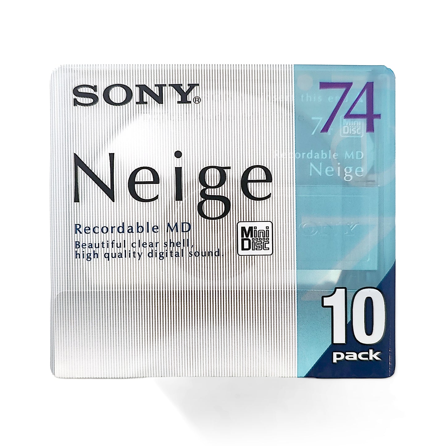 Sony Neige 74 Minute MiniDisc 10 Pack