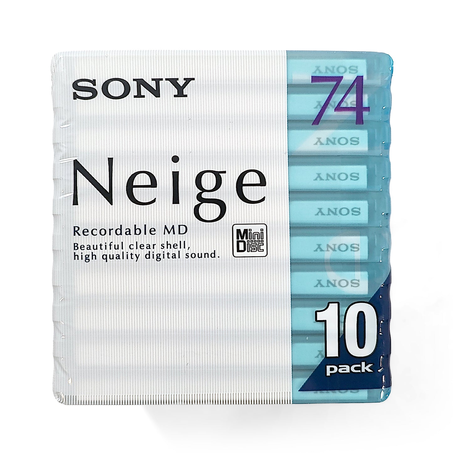 Sony Neige 74 Minute MiniDisc 10 Pack