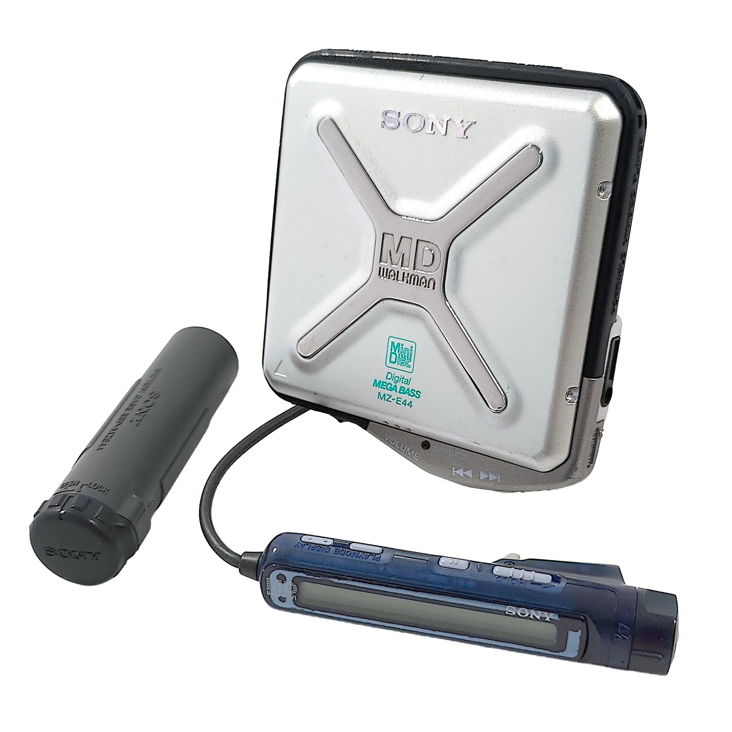 Sony MZ-E44 MiniDisc Player Bundle