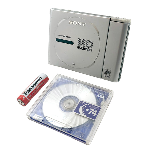 Sony MZ-E25 MiniDisc Player Bundle
