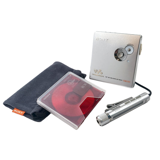Sony MZ-NE810 MiniDisc Player Bundle