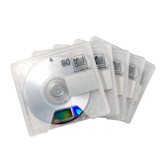 Sony MDW80T 80 Minute MiniDisc 5 Pack