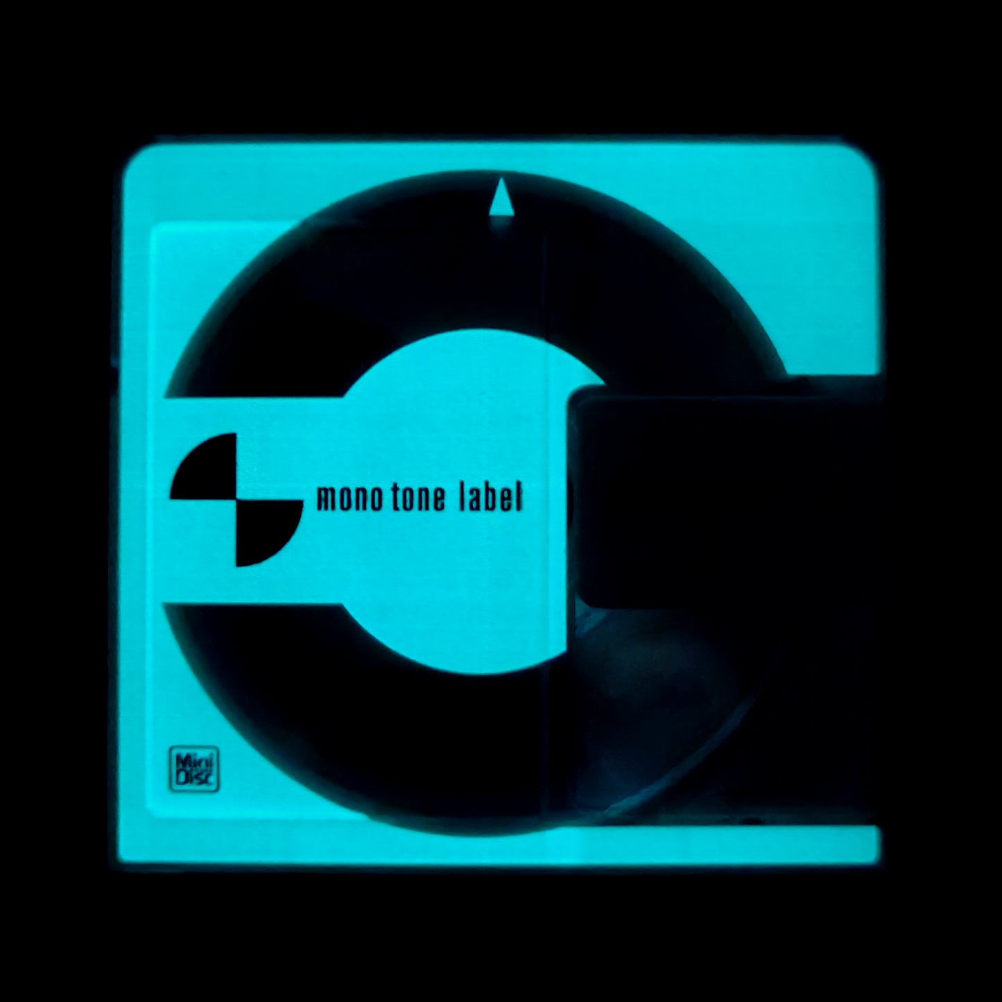 Maxell Mono Tone Label 80 Minute Glow in the Dark MiniDisc