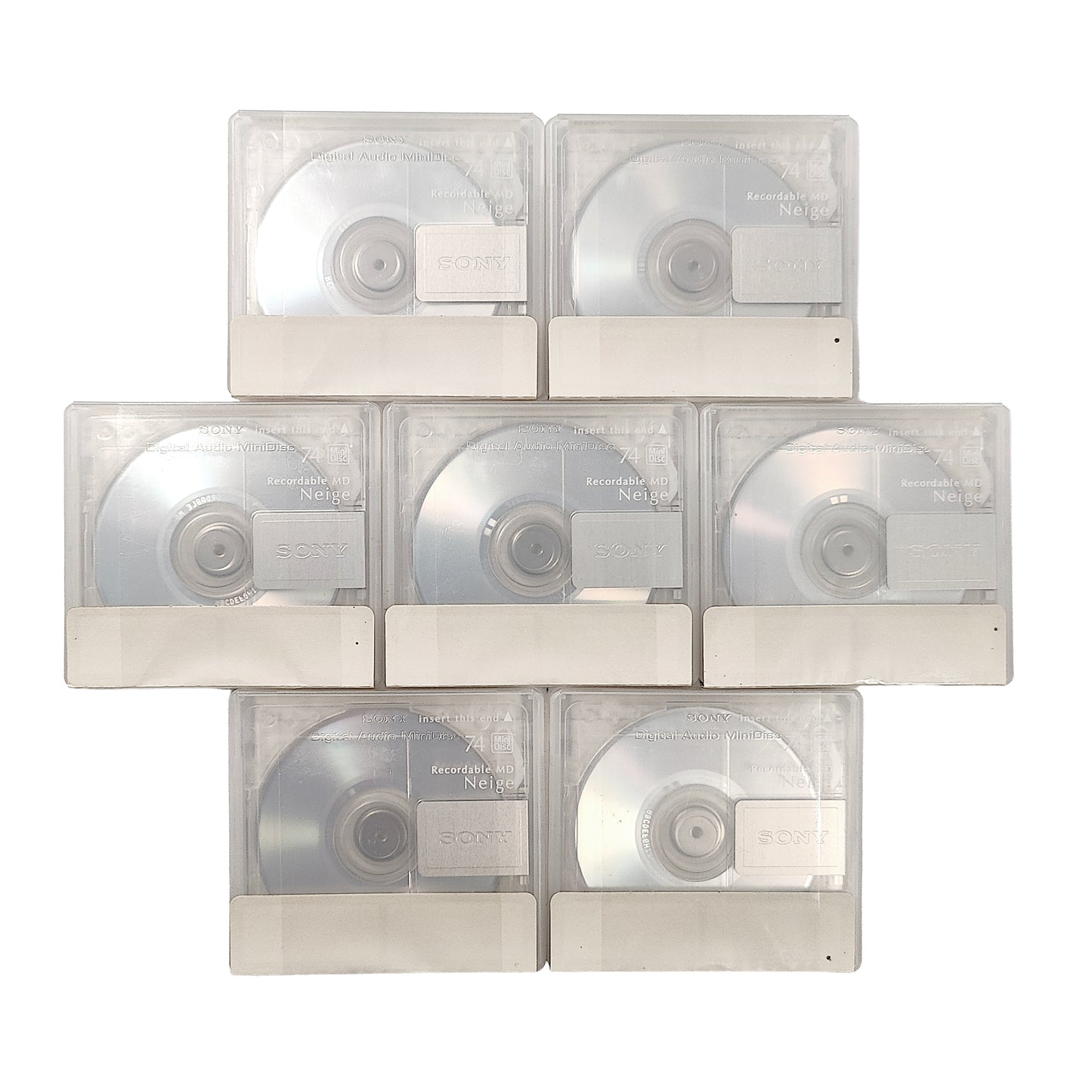 Sony Neige 74 Minute MiniDisc 7 Pack