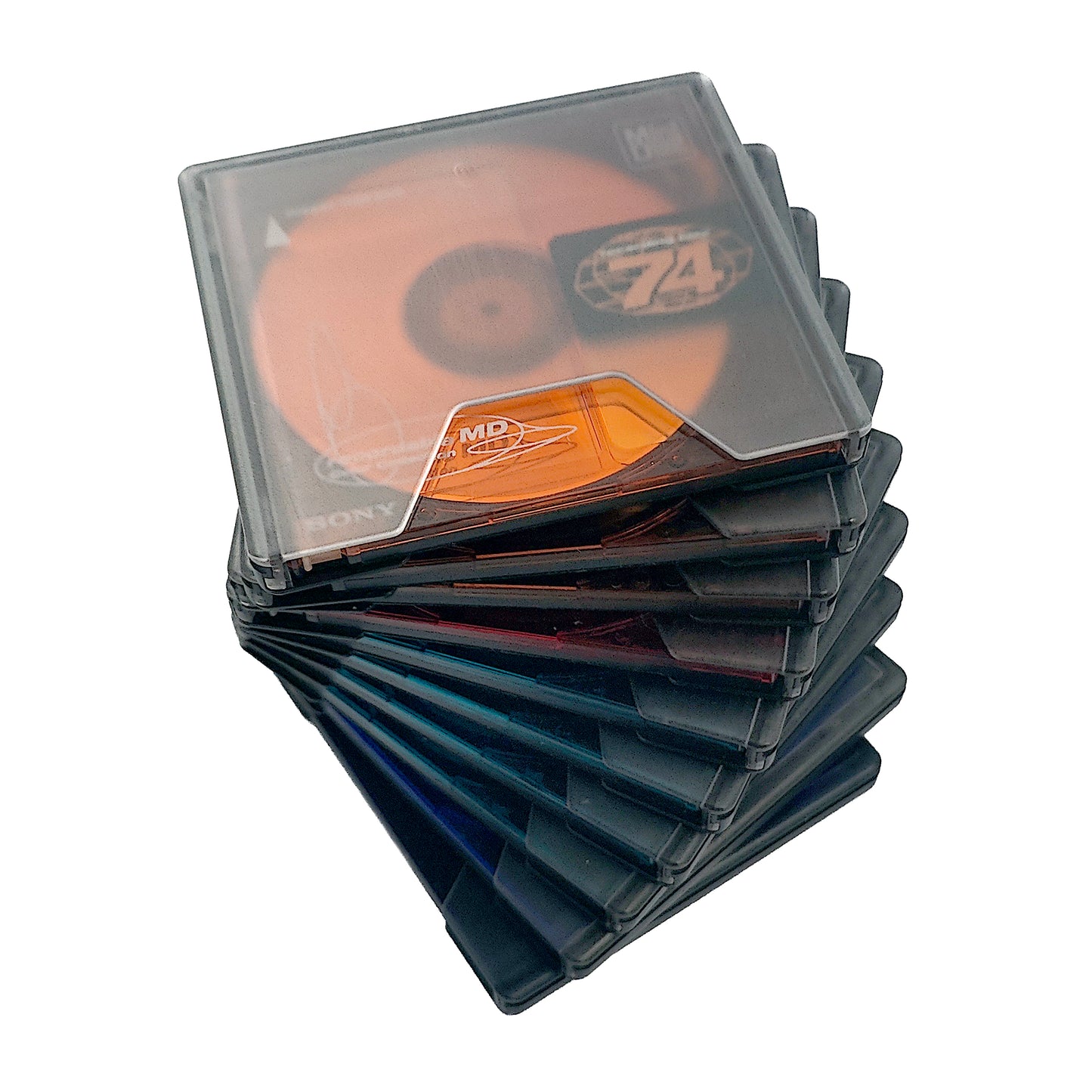 Sony Color Collection & Prism 74 Minute MiniDisc 10 Pack