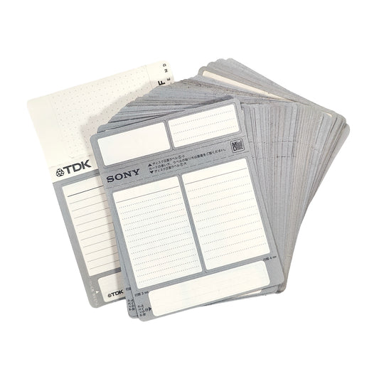 Sony & TDK MiniDisc Label Set