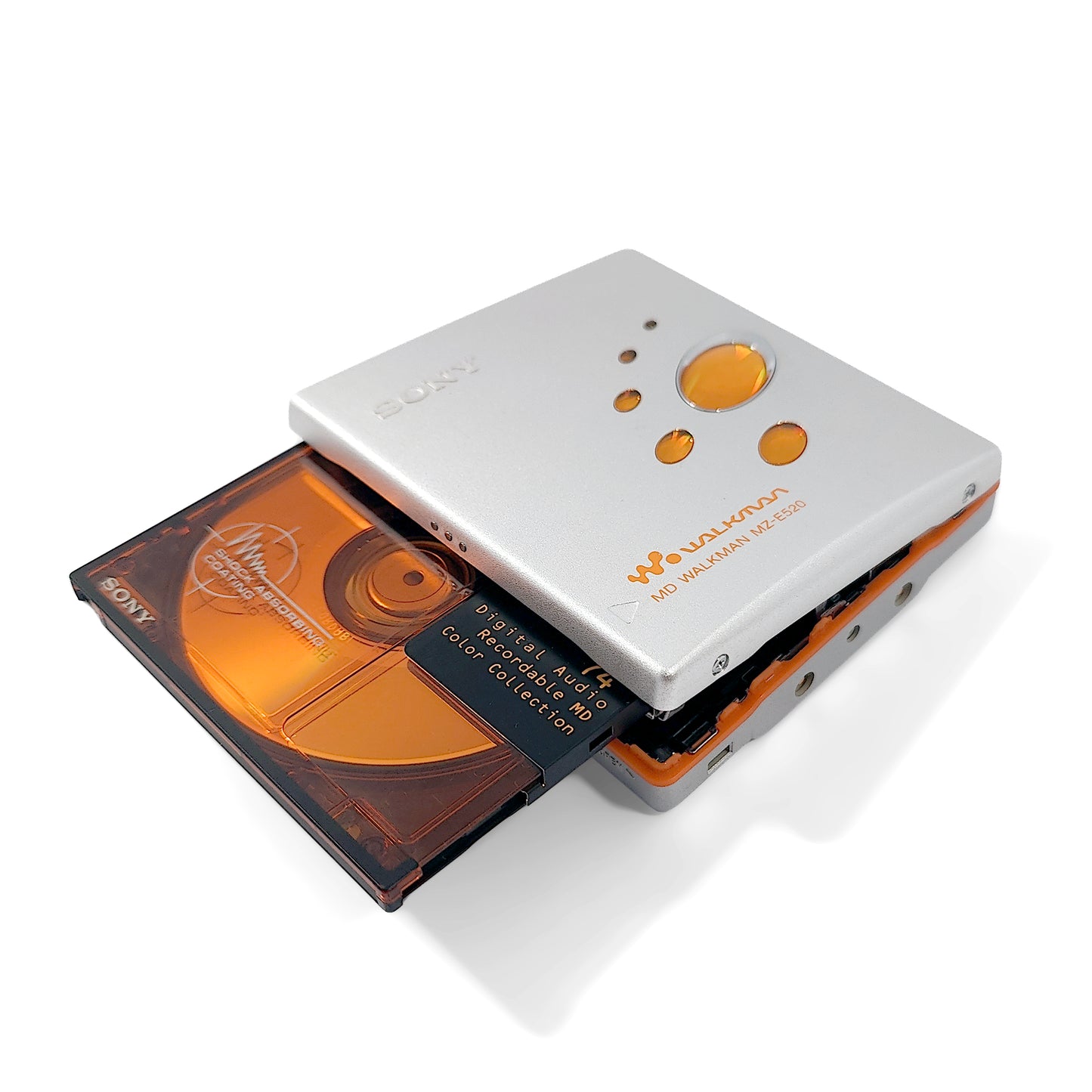Sony MZ-E520 MiniDisc Player Bundle
