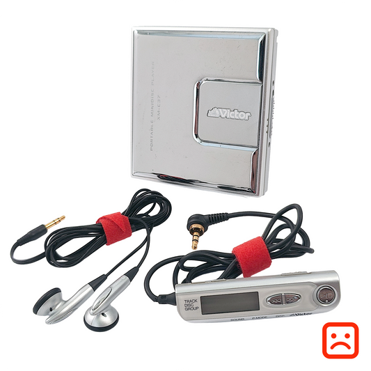 Victor JVC XM-C37 MiniDisc Player Bundle
