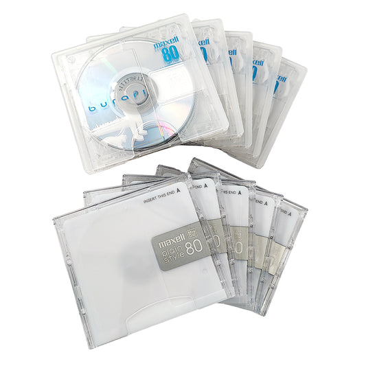 Maxell 80 Minute MiniDisc 10 Pack