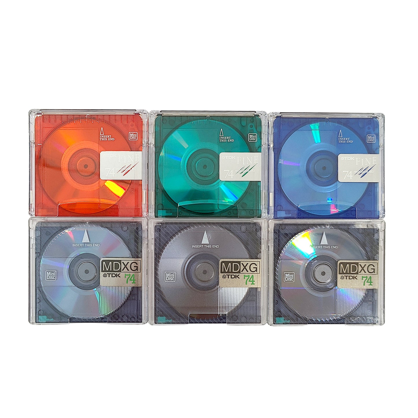 TDK 74 Minute MiniDisc 6 Pack