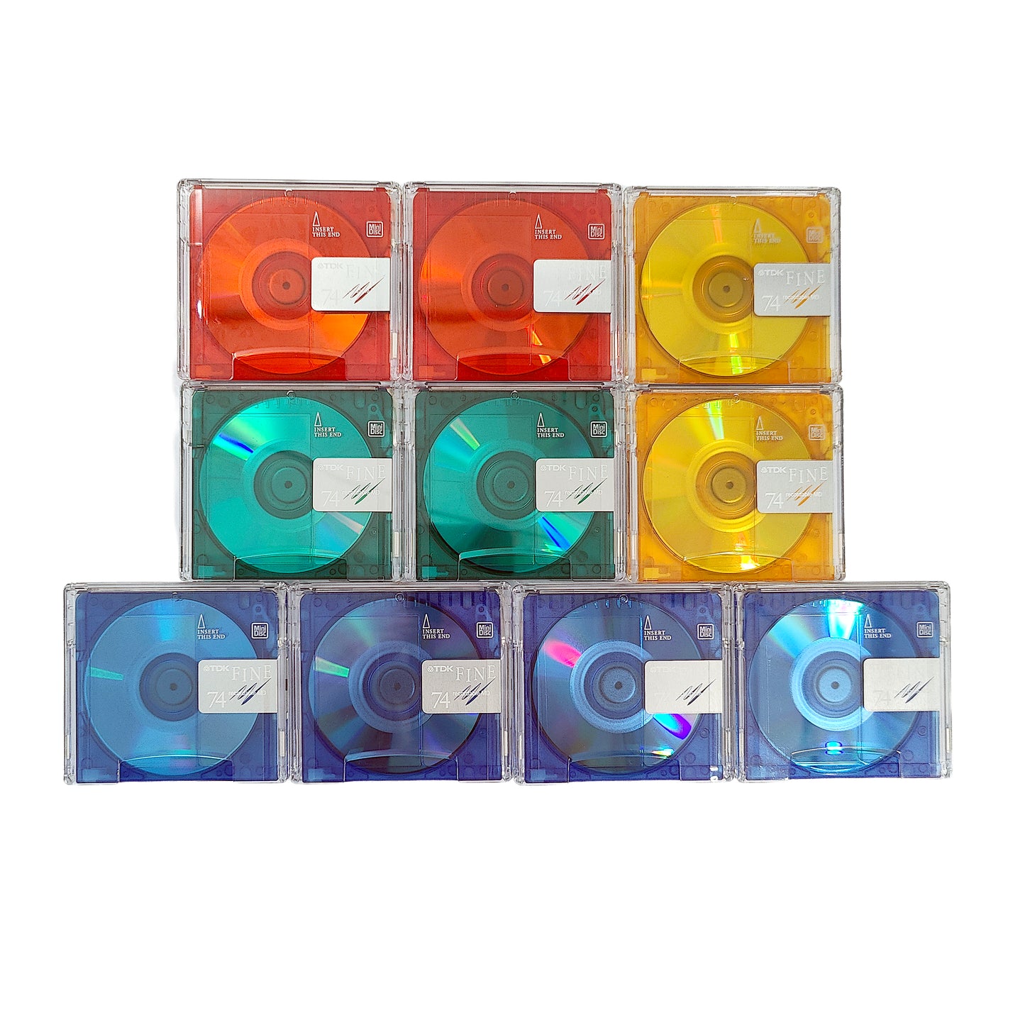 TDK Fine 74 Minute MiniDisc 10 Pack