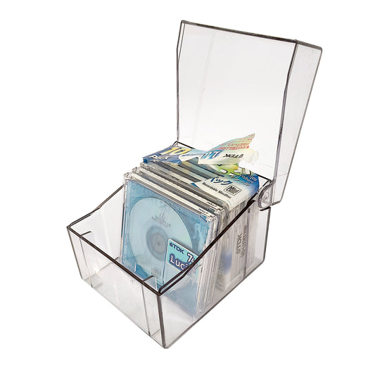 TDK Lucir Blue 74 Minute MiniDisc 6 Pack + Storage Case