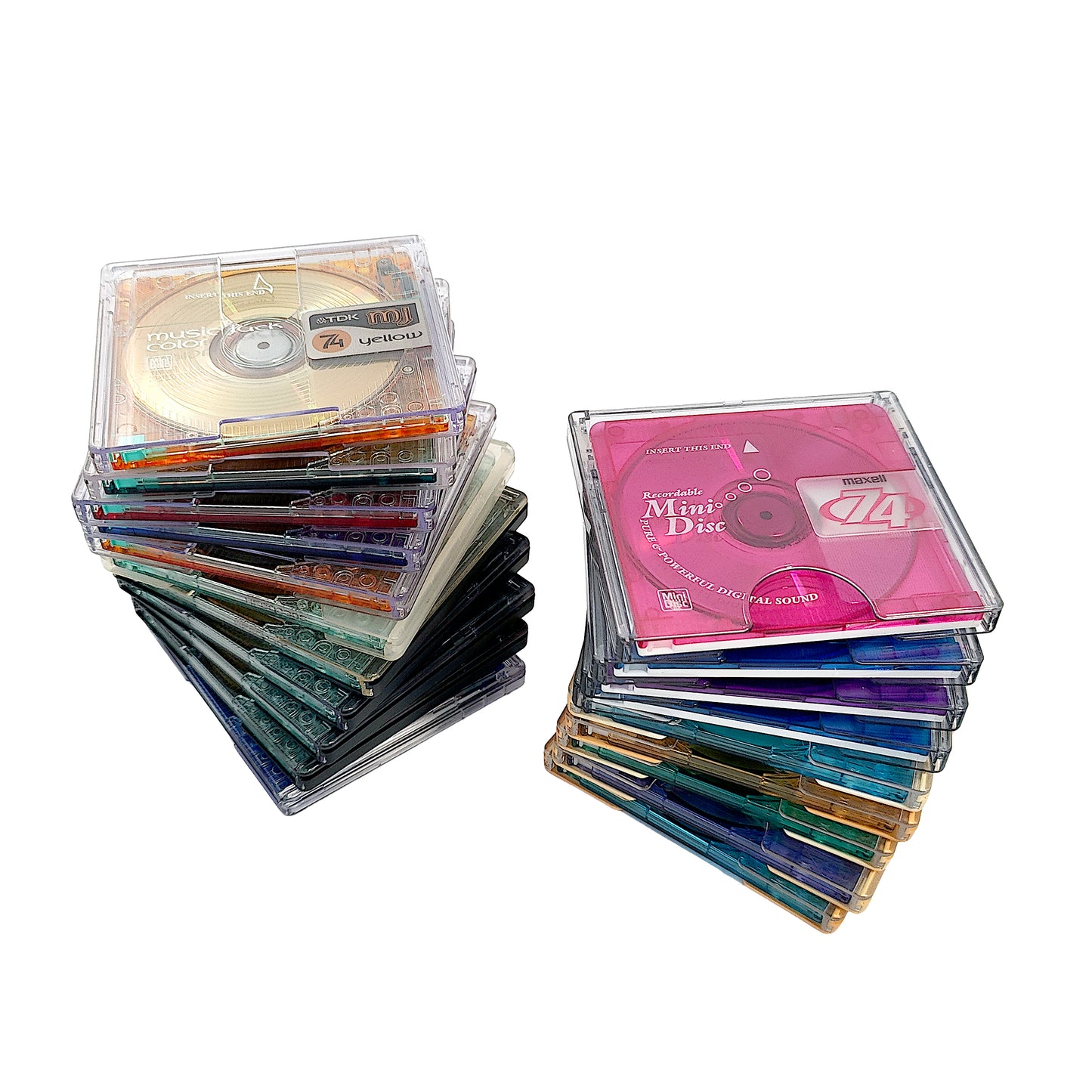 Mixed Brand 74 Minute MiniDisc 20 Pack