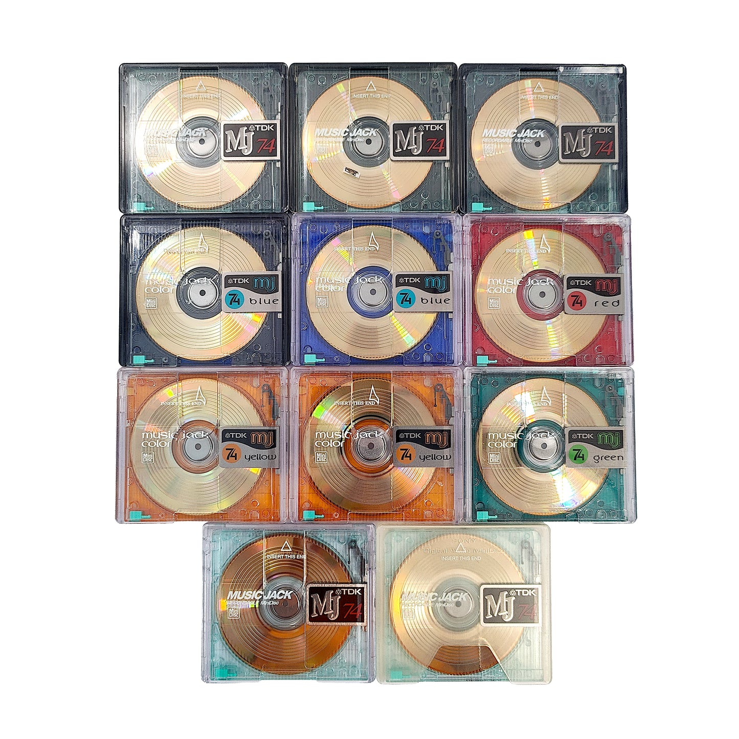 Mixed Brand 74 Minute MiniDisc 20 Pack