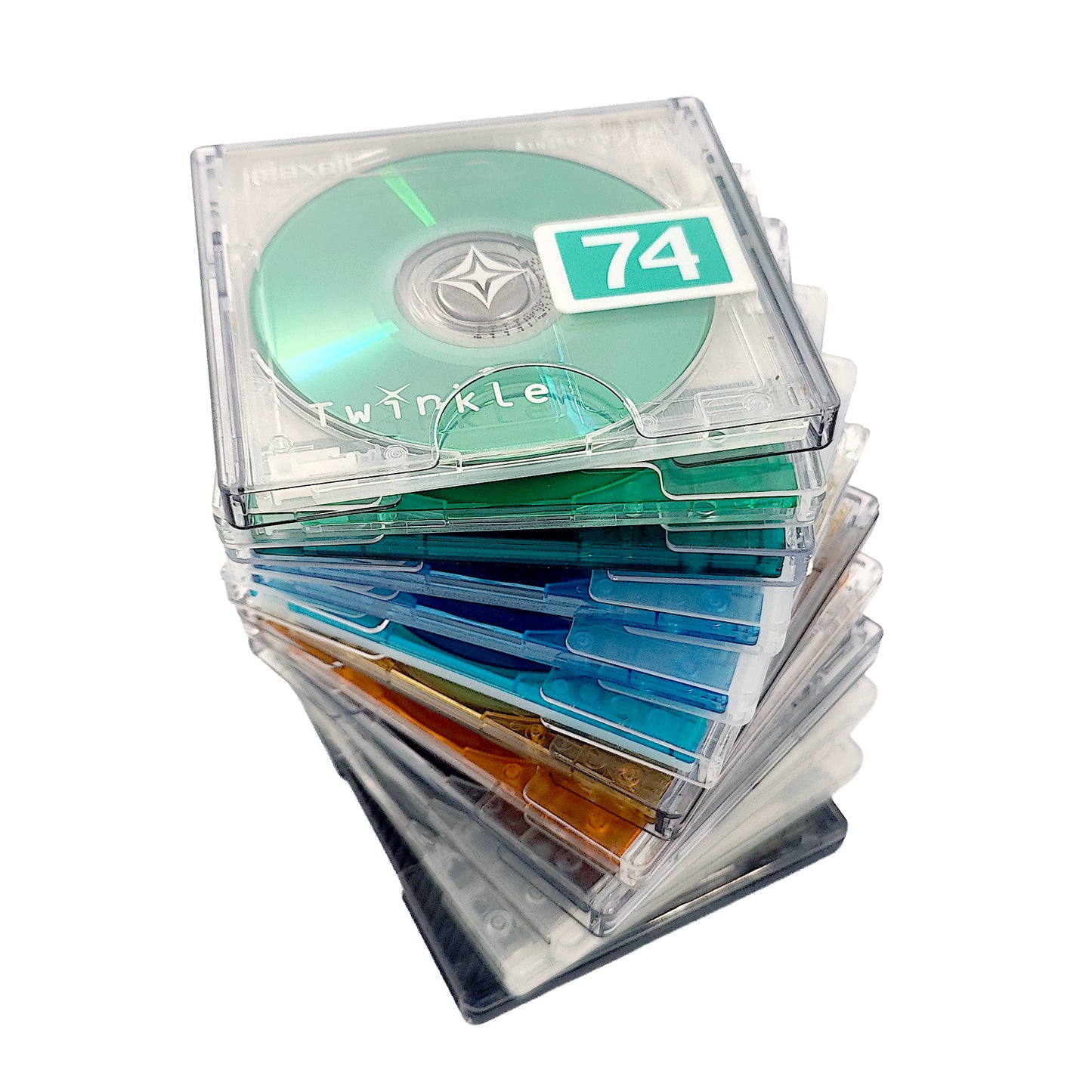 Mixed Brand 74 & 80 Minute MiniDisc 12 Pack
