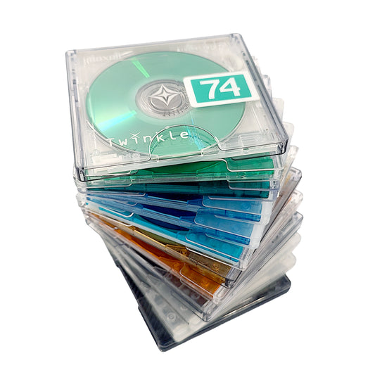 Mixed Brand 74 & 80 Minute MiniDisc 12 Pack