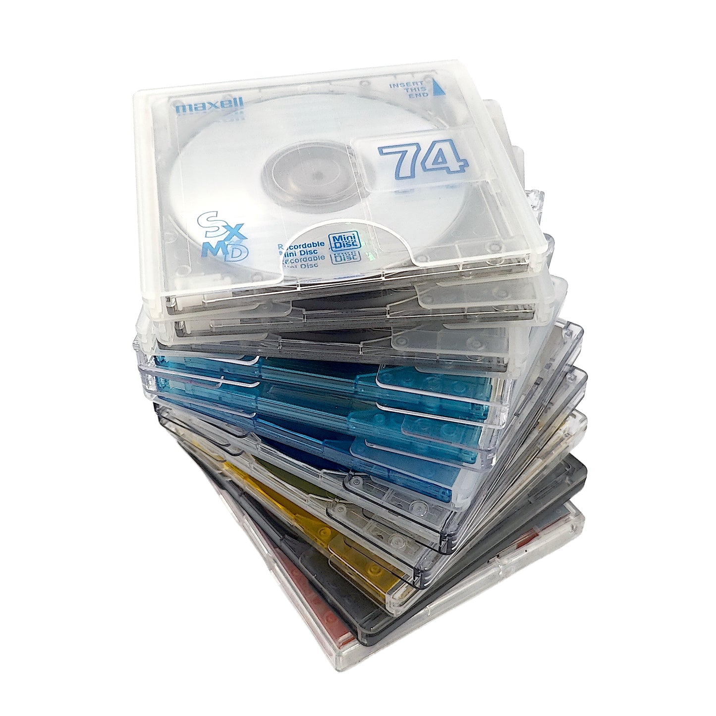 Mixed Brand 74 & 80 Minute MiniDisc 11 Pack