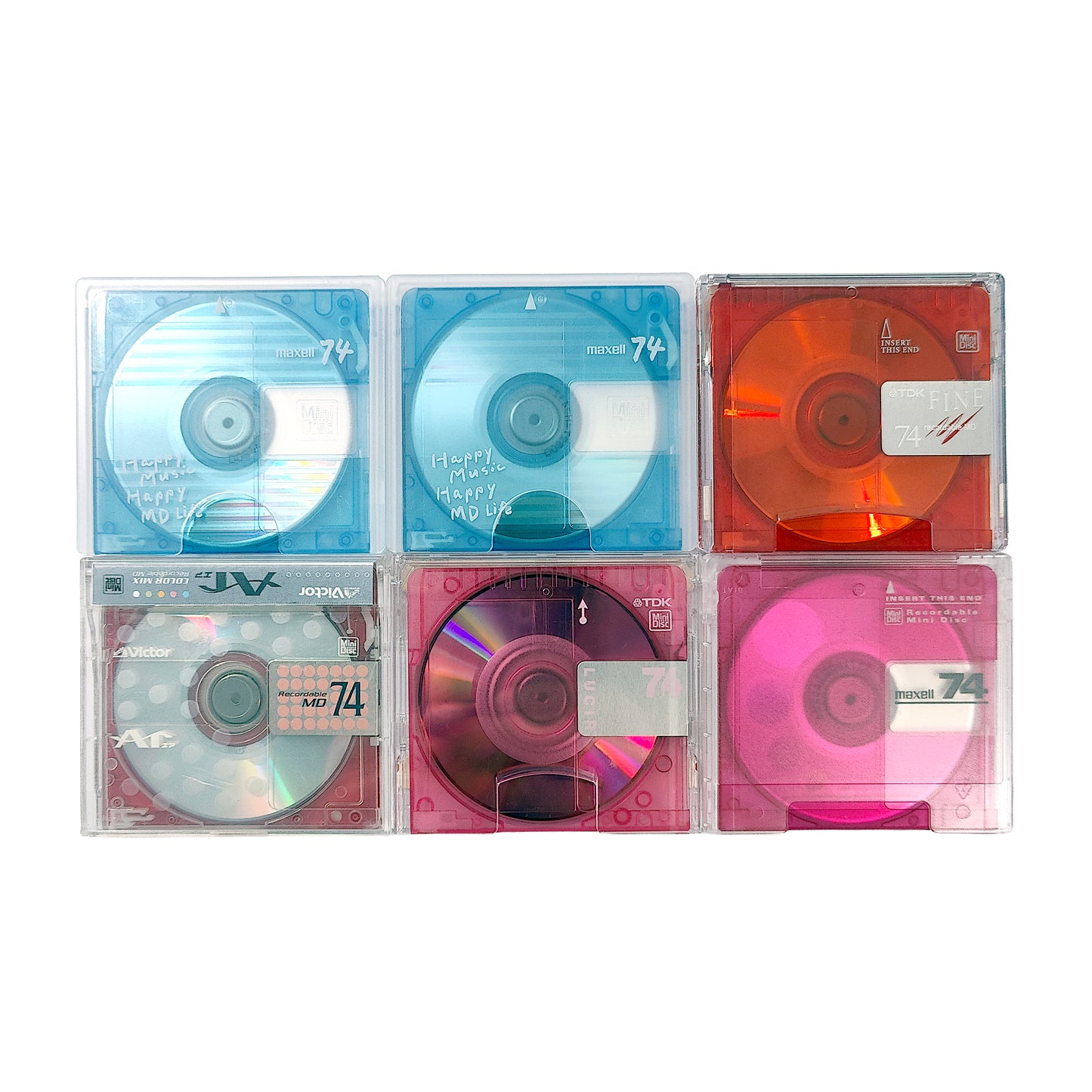 Various Brand MiniDisc 12 Pack