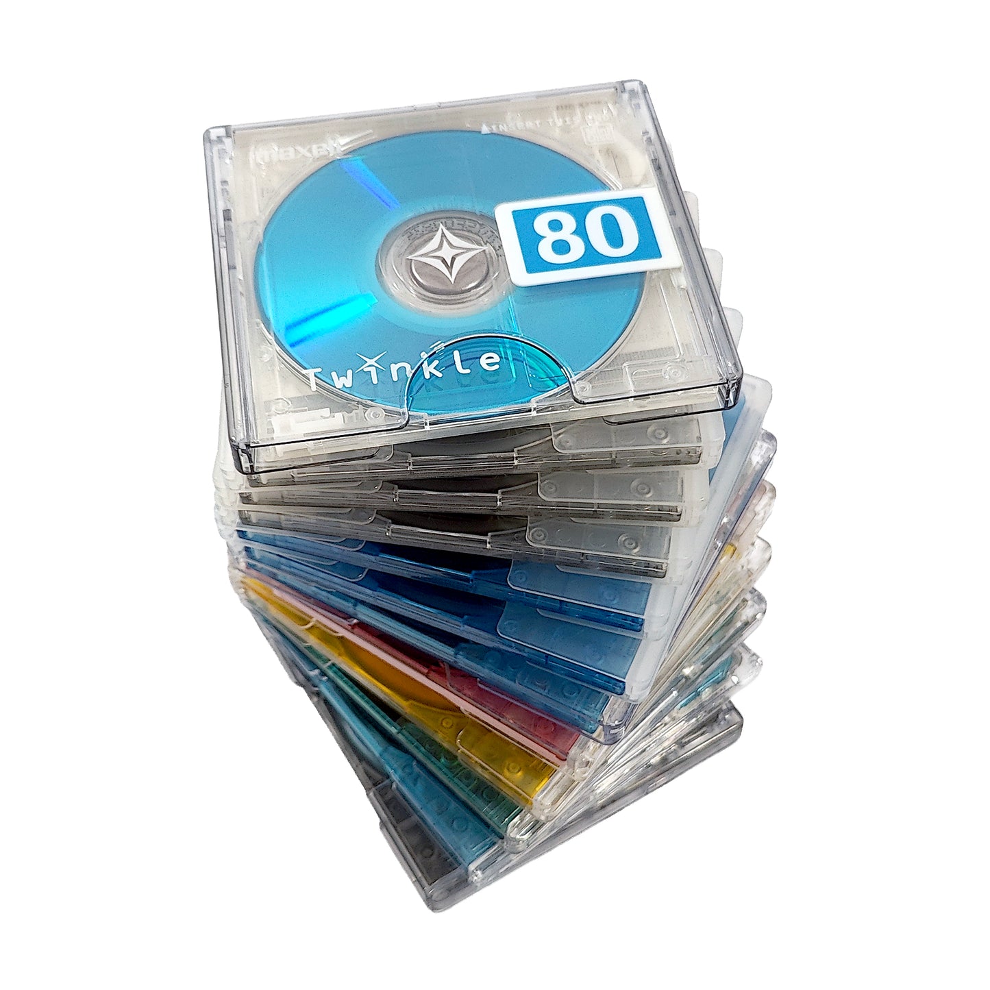 Mixed Brand 74 & 80 Minute MiniDisc 12 Pack