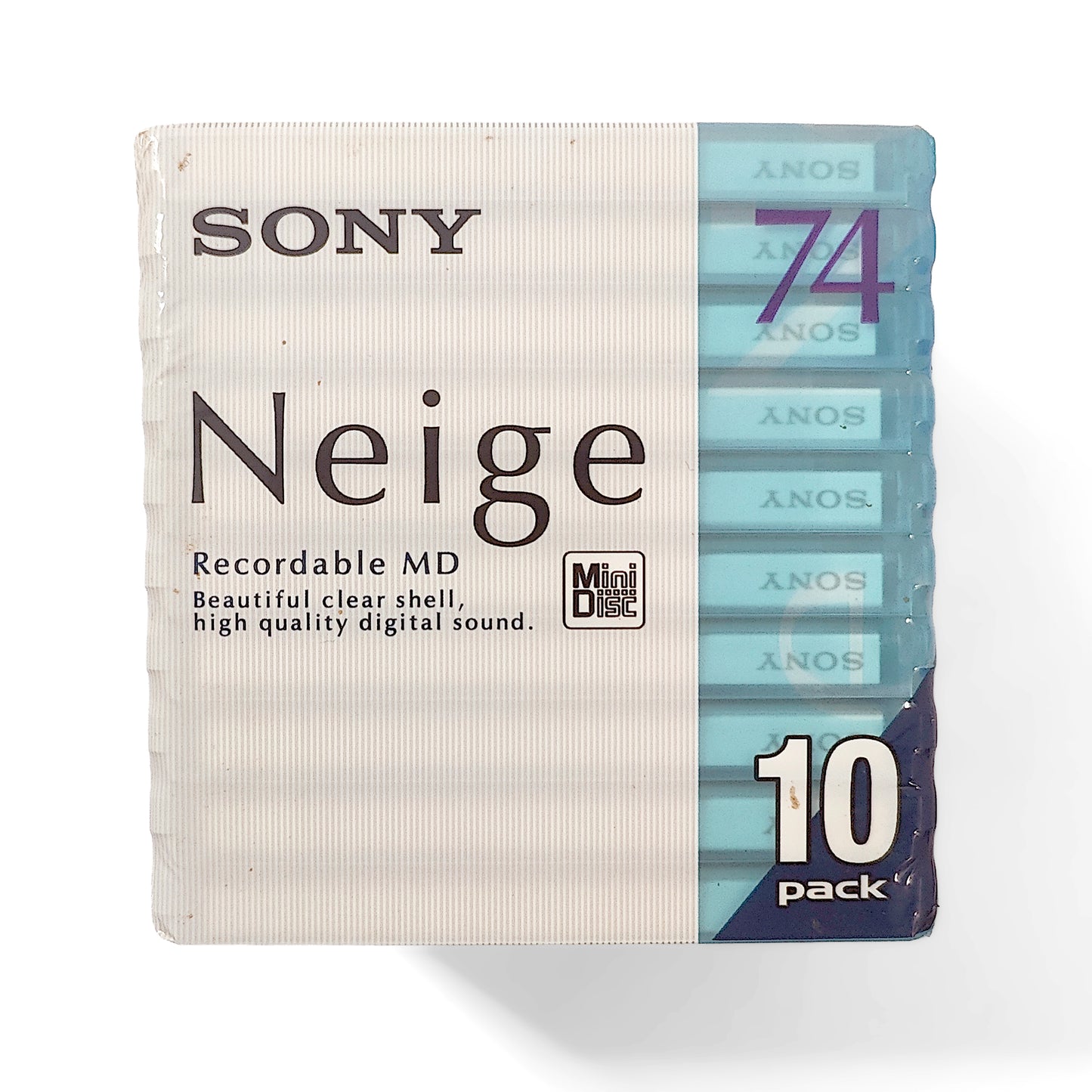 Sony Neige 74 Minute MiniDisc 10 Pack