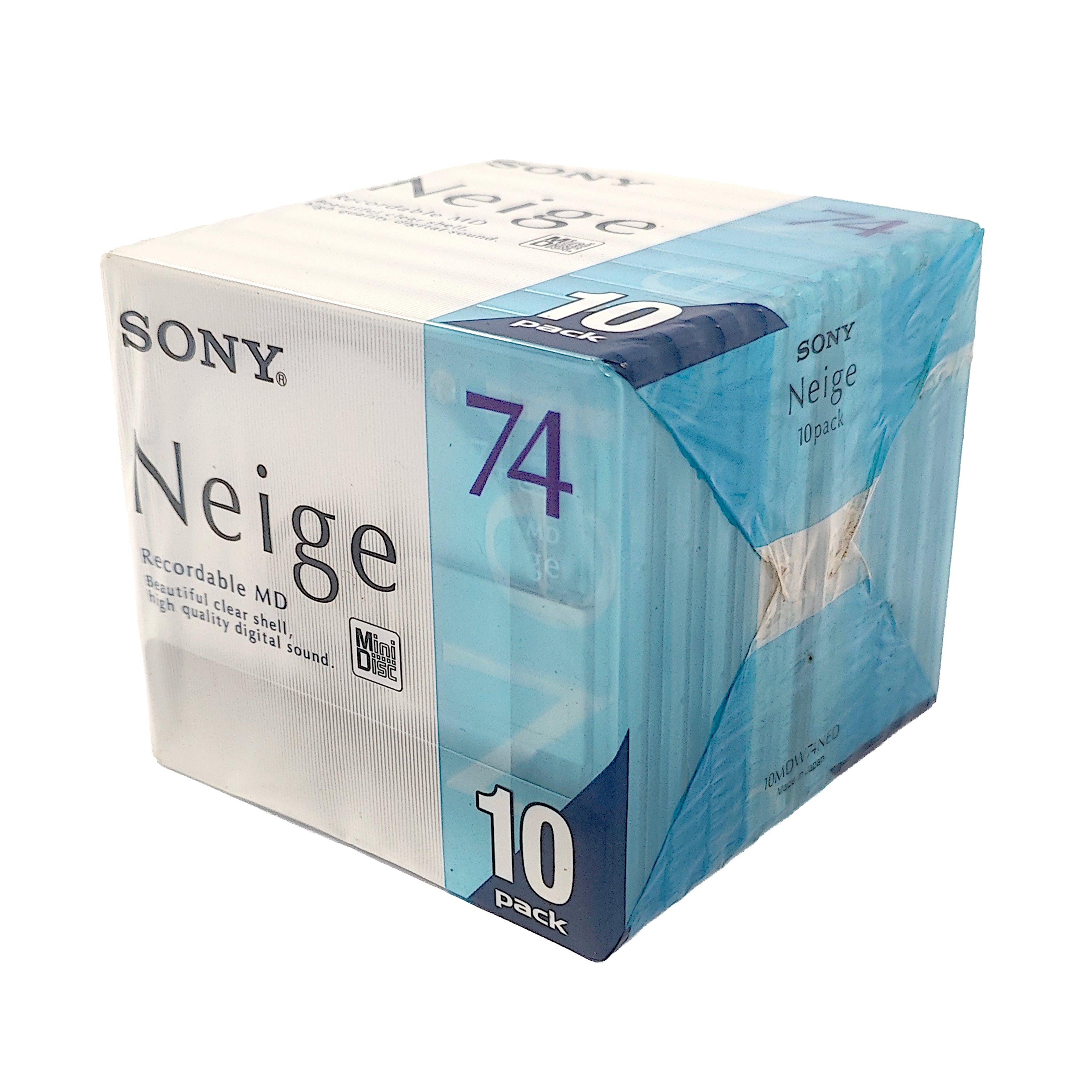 SONY NEIGE 74 10パック.80 10パック【ミニディスク】 MD【未開封新品