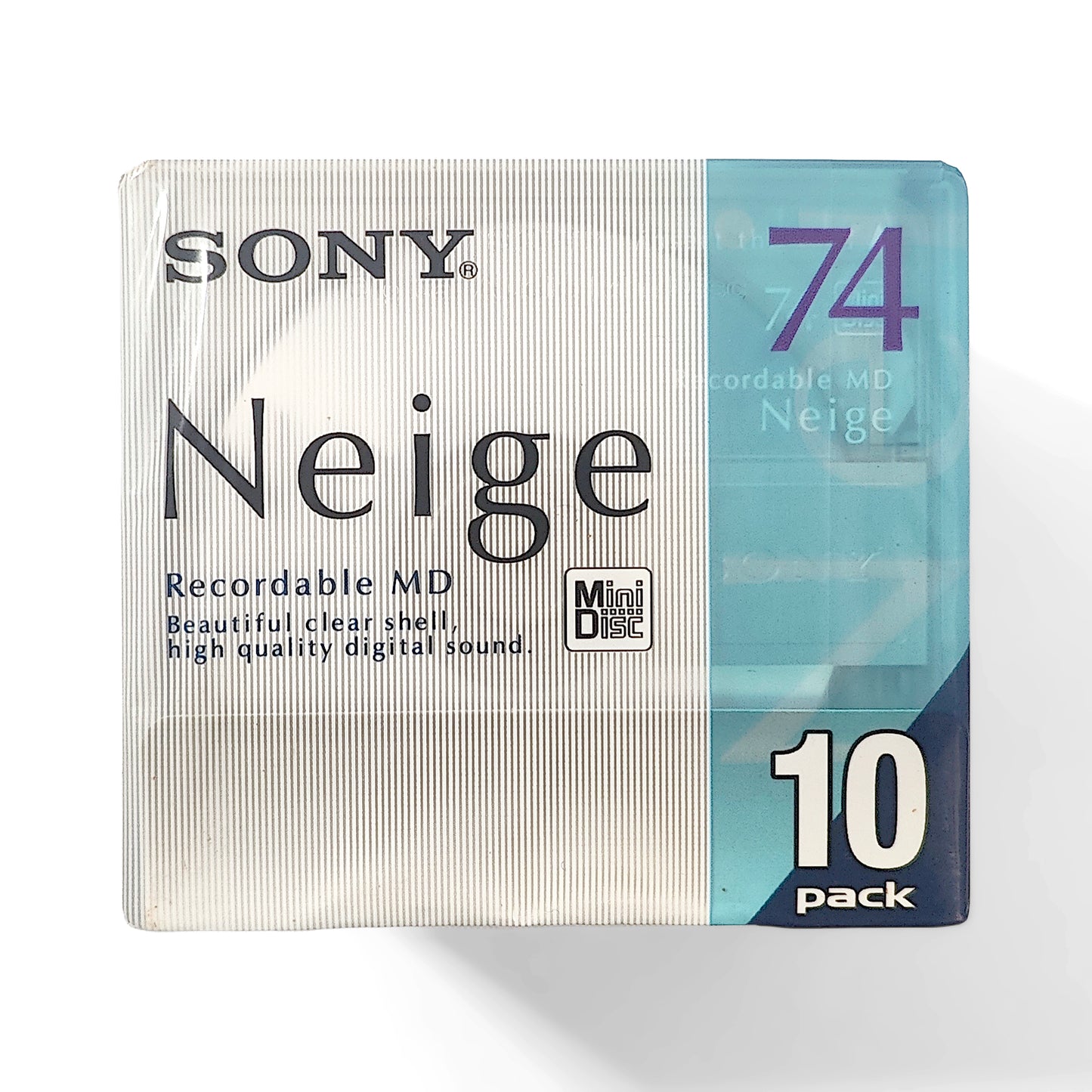 10x Sony Neige 74 Minute MiniDisc 10 Pack