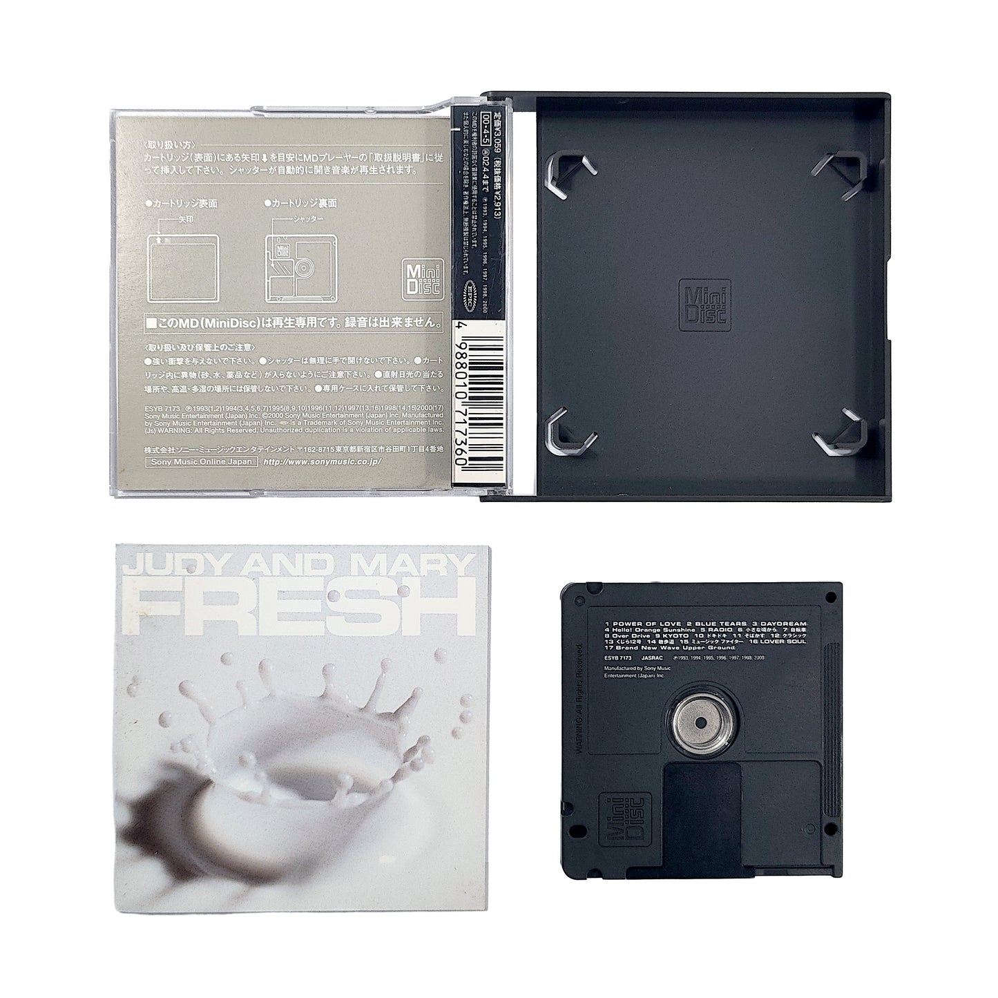 Judy and Mary (Best Album) Fresh MiniDisc Album
