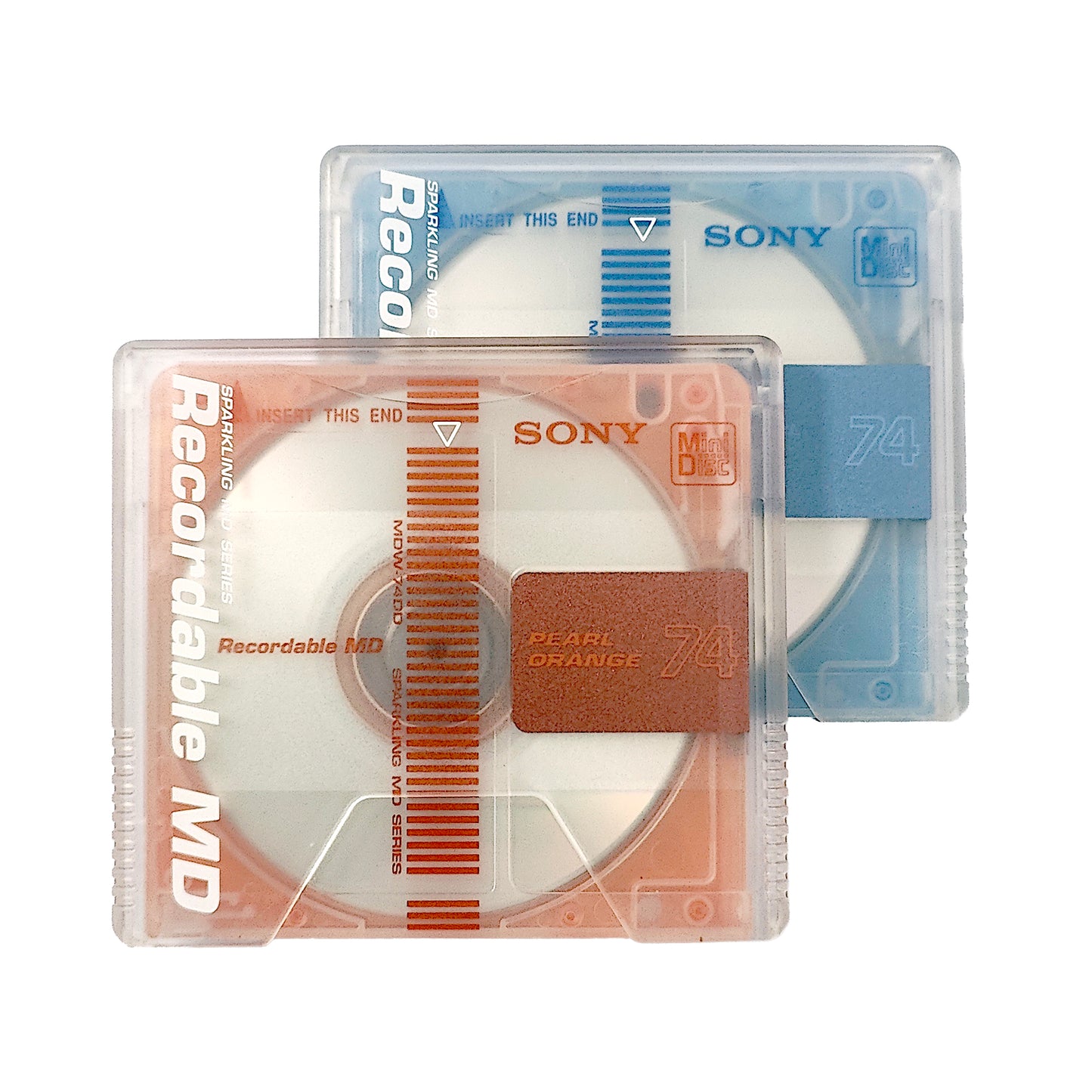 Sony Sparkling 74 Minute MiniDisc 2 Pack