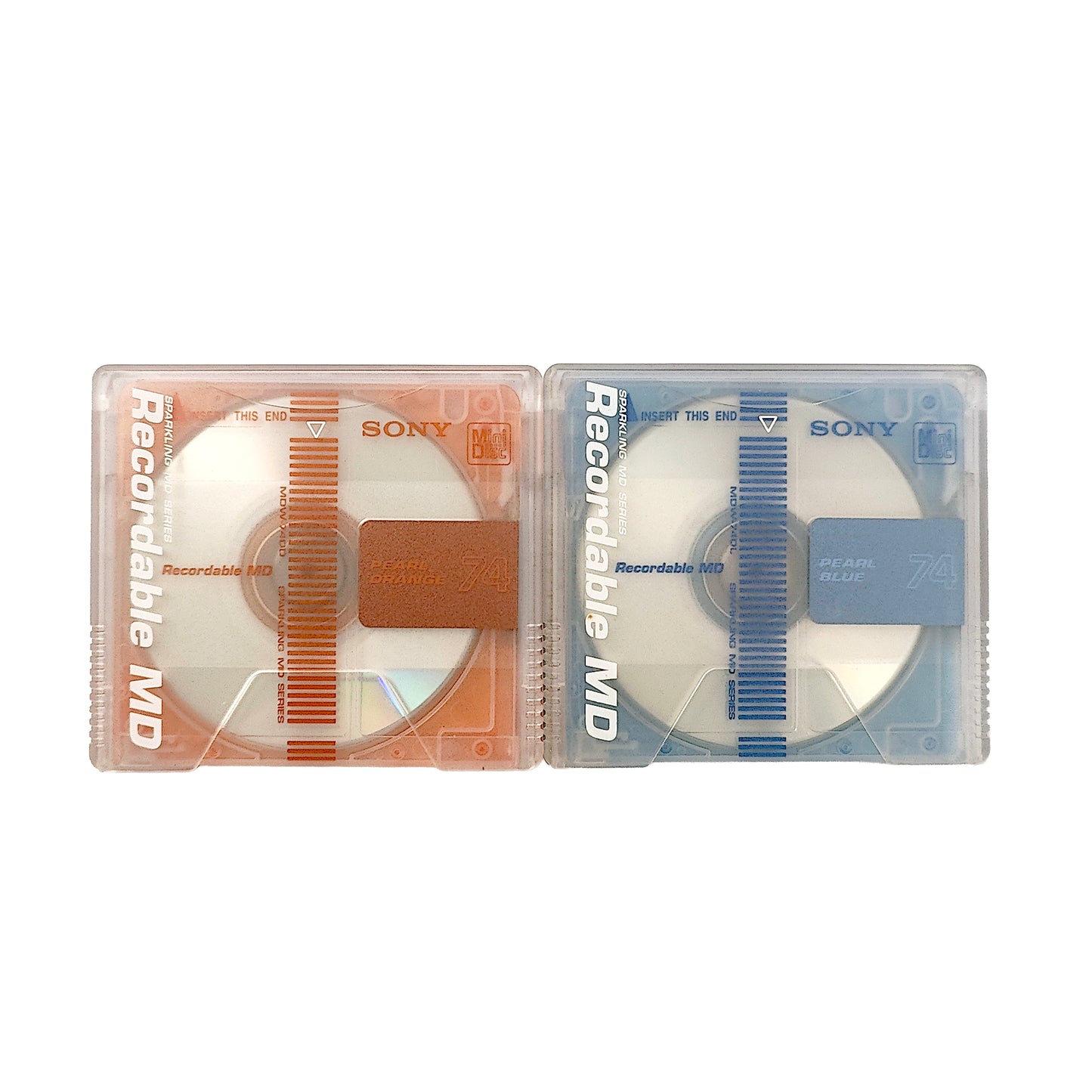 Sony Sparkling 74 Minute MiniDisc 2 Pack