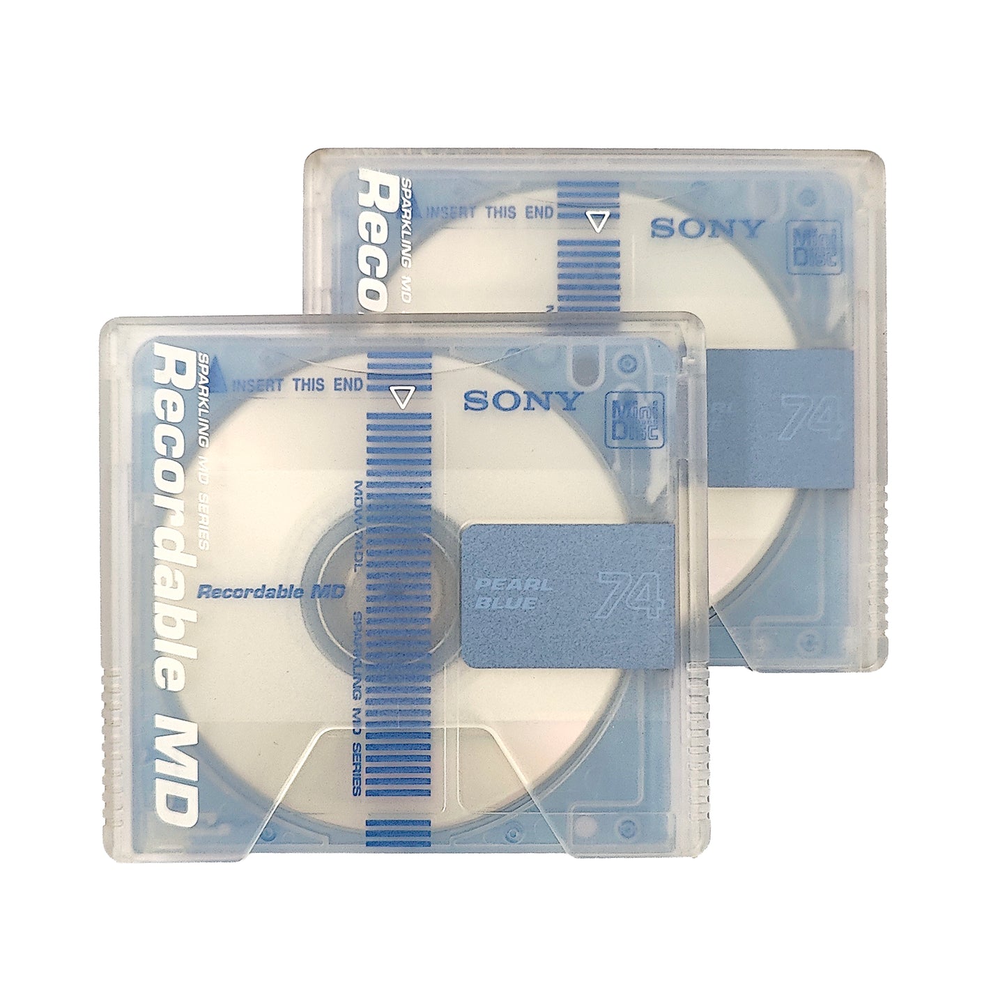 Sony Sparkling 74 Minute MiniDisc 2 Pack