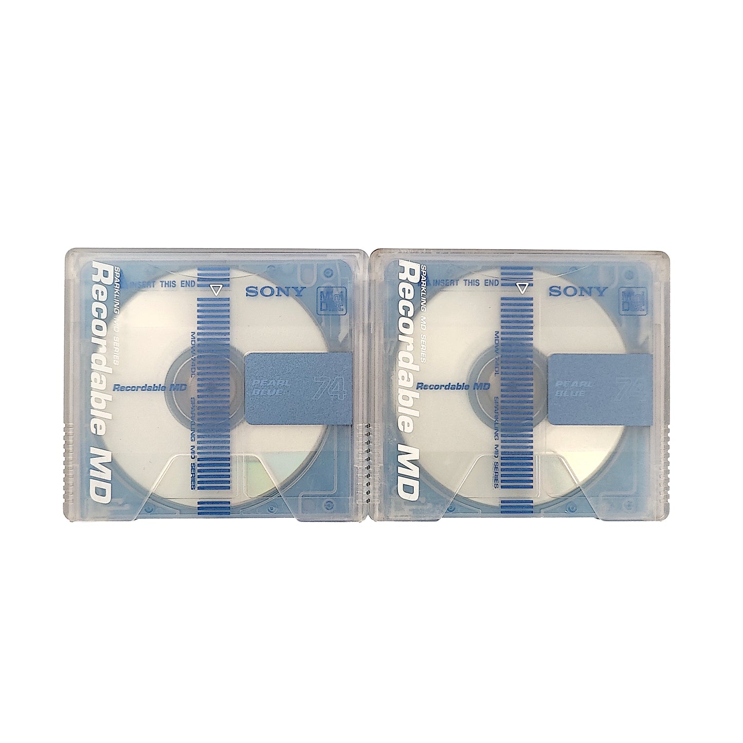 Sony Sparkling 74 Minute MiniDisc 2 Pack