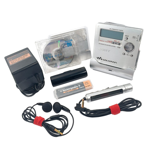 Sony MZ-R909 MiniDisc Recorder Bundle