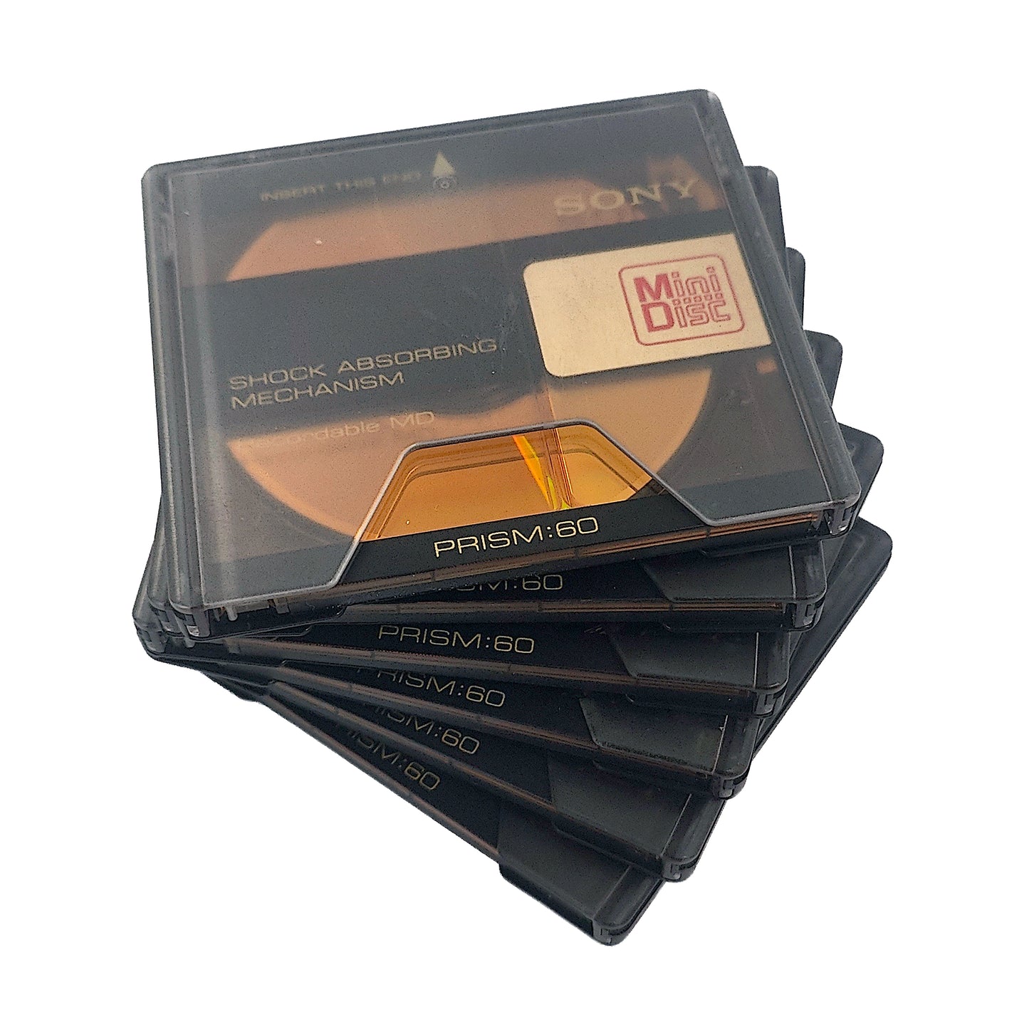 Sony Prism 60 Minute MiniDisc 6 Pack