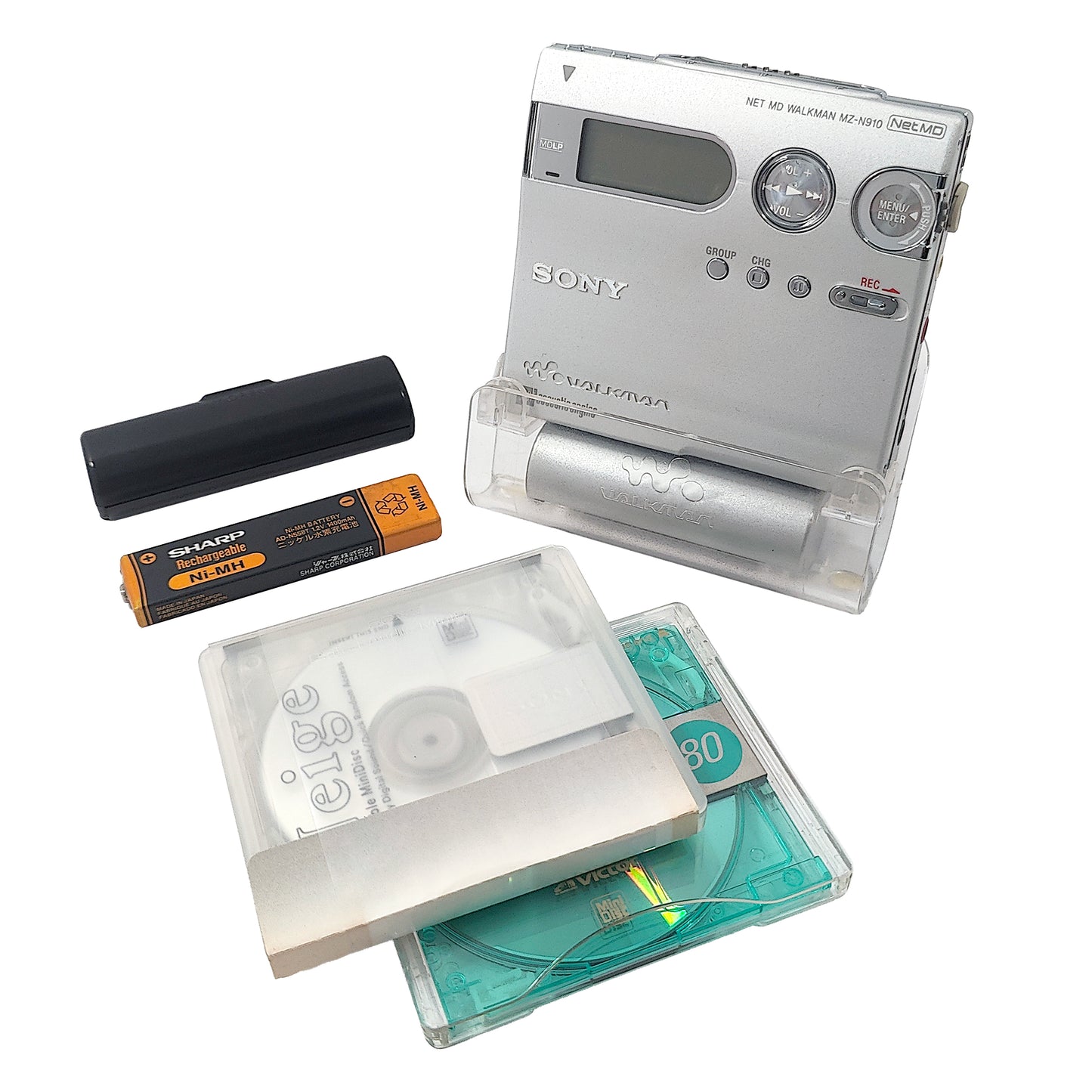 Sony MZ-N910 MiniDisc Recorder Bundle