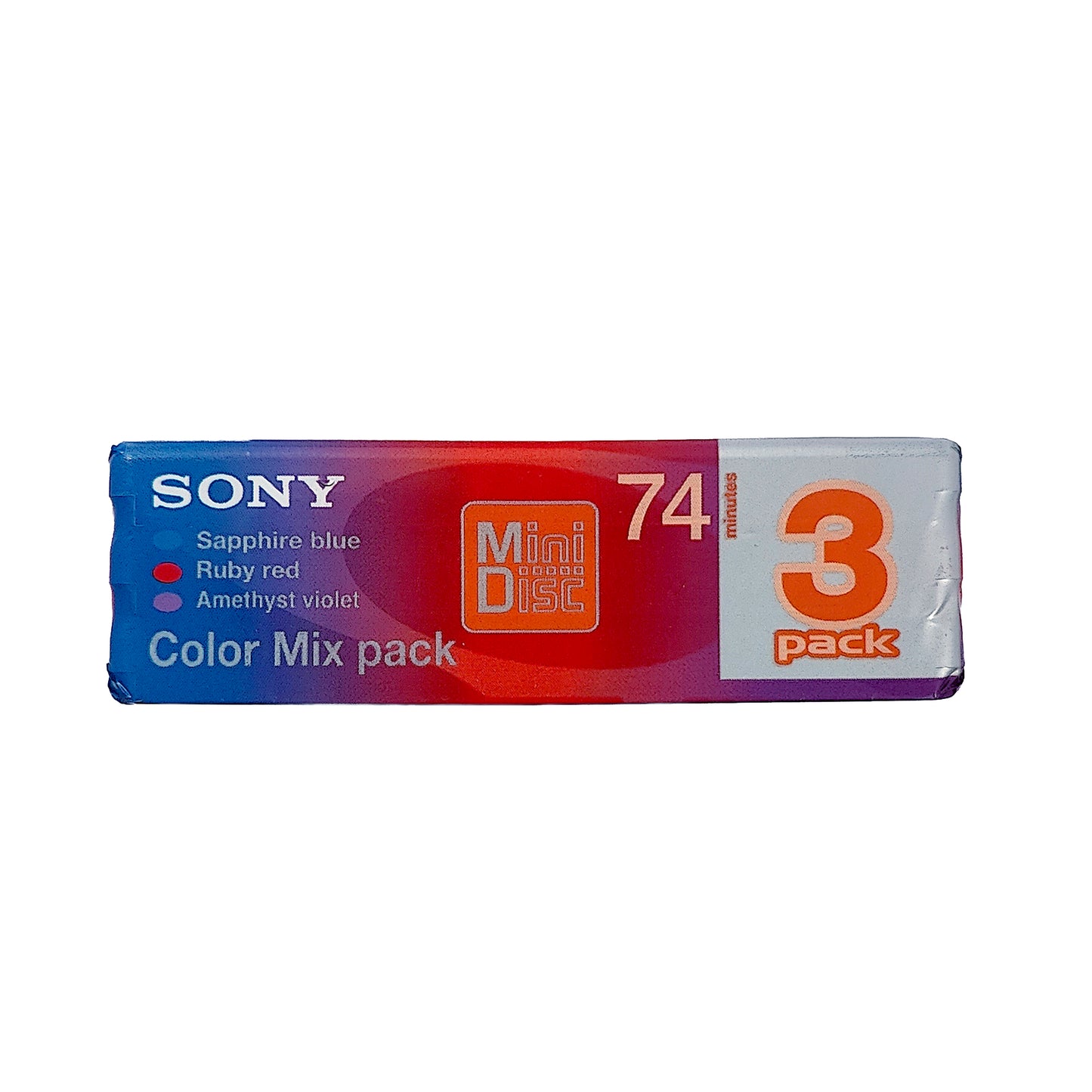 Sony Color Collection 74 Minute MiniDisc 5 Pack