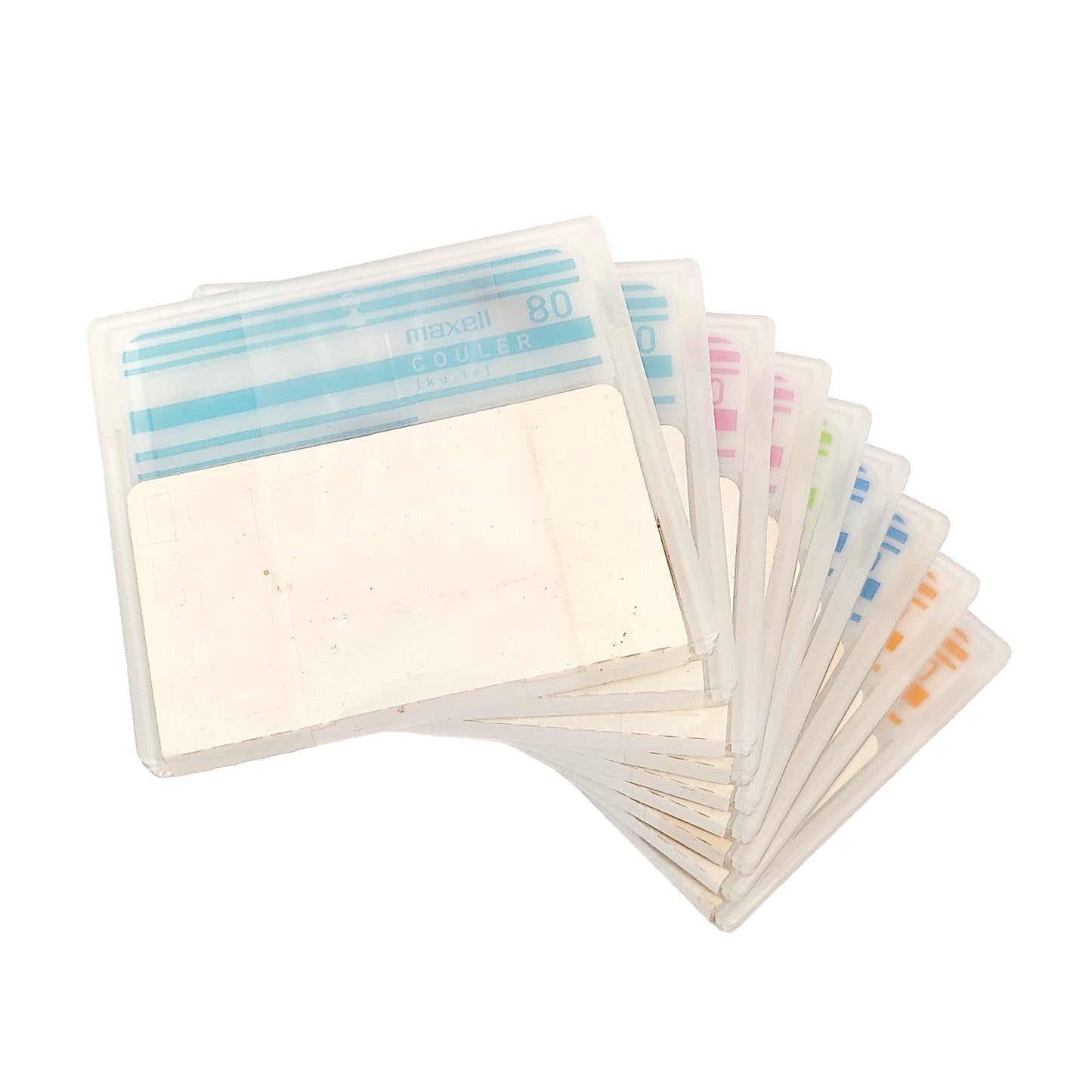Maxell Couler 80 Minute MiniDisc 9 Pack