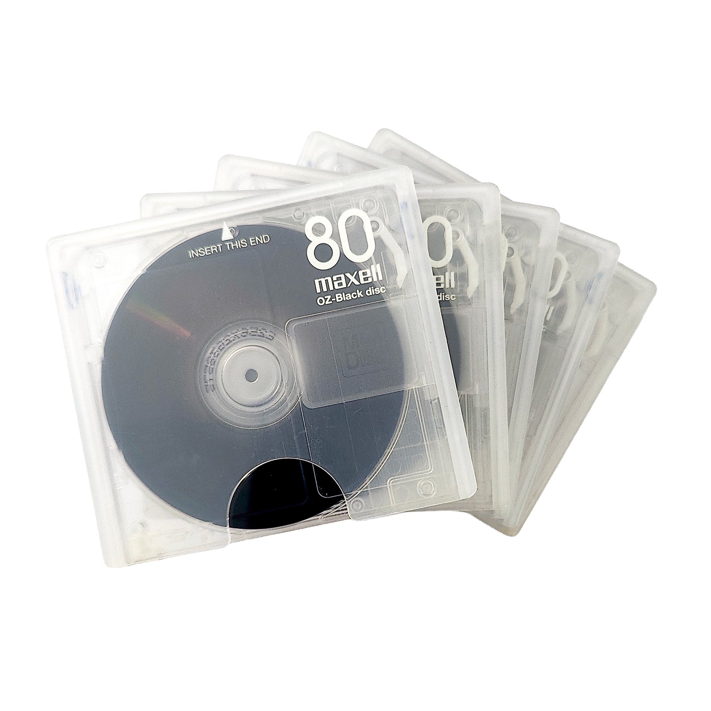 Maxell OZ 80 Minute MiniDisc 5 Pack