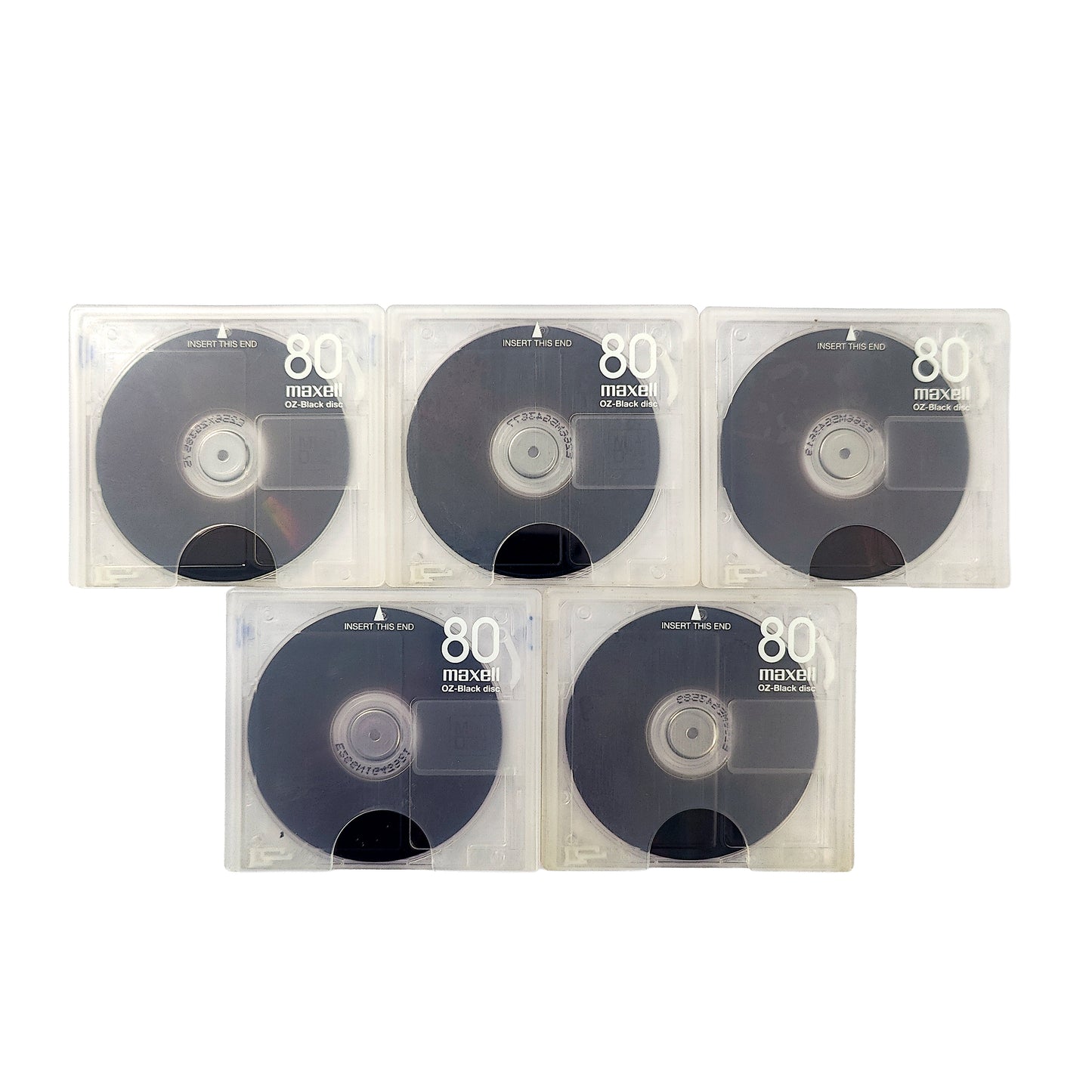Maxell OZ 80 Minute MiniDisc 5 Pack