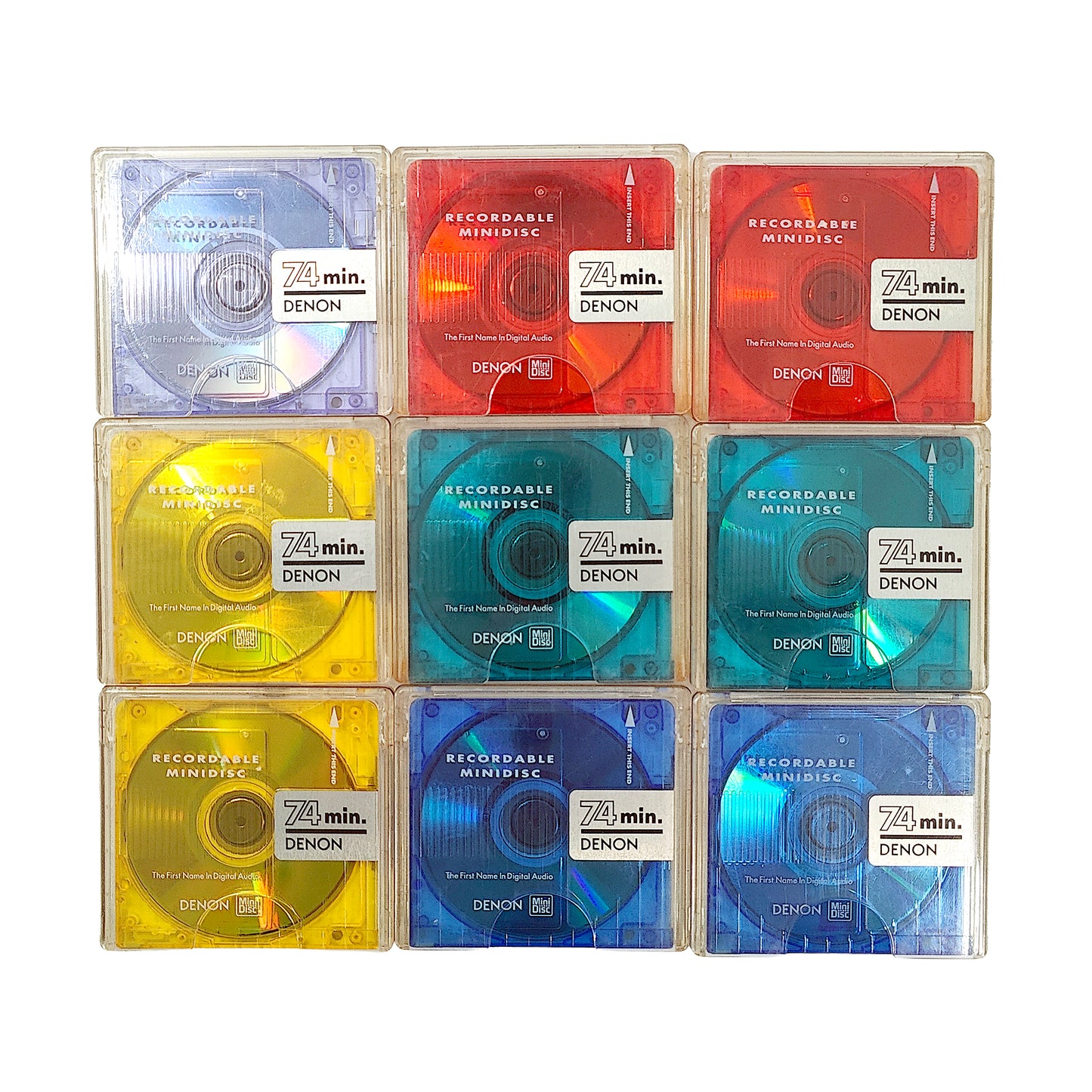 Denon 74 Minute MiniDisc 9 Pack