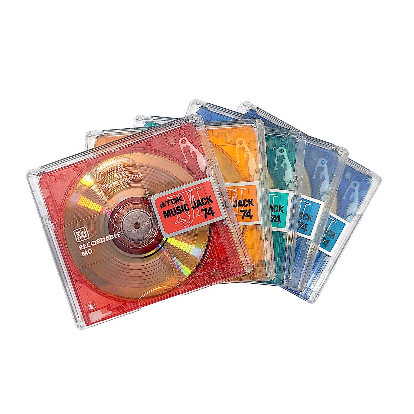 TDK Music Jack 74 Minute MiniDisc 5 Pack