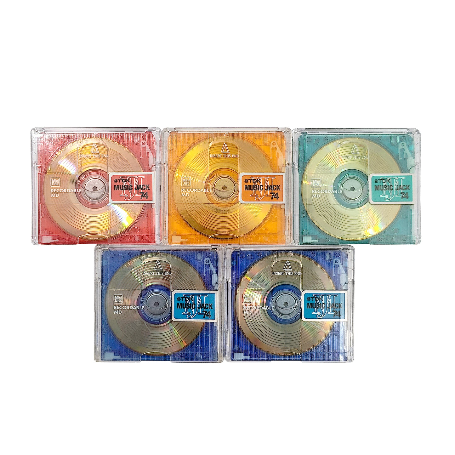 TDK Music Jack 74 Minute MiniDisc 5 Pack