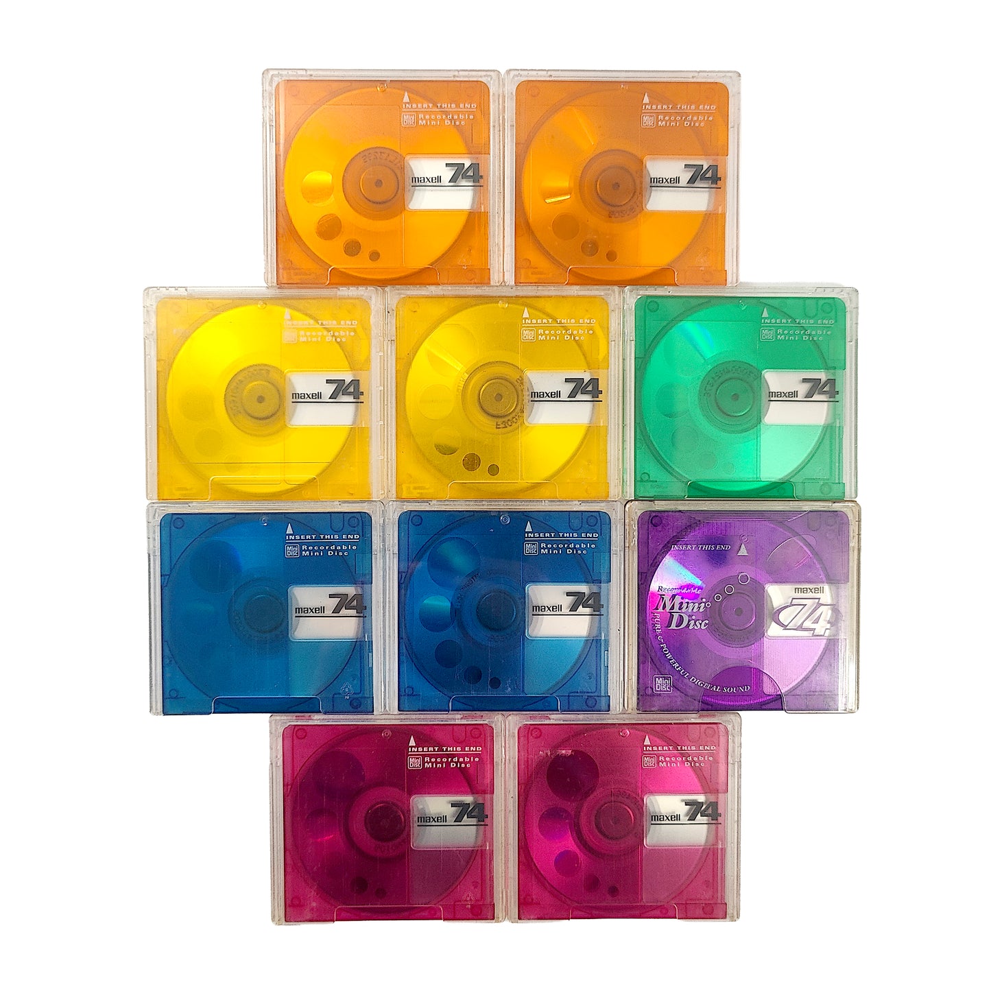 Maxell 74 Minute MiniDisc 10 Pack