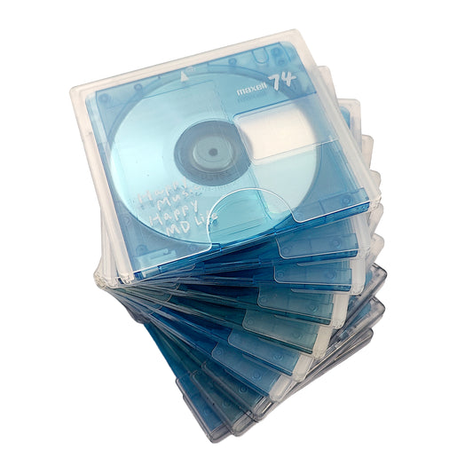 Maxell Happy Music Happy MD Life 74 Minute MiniDisc 10 Pack