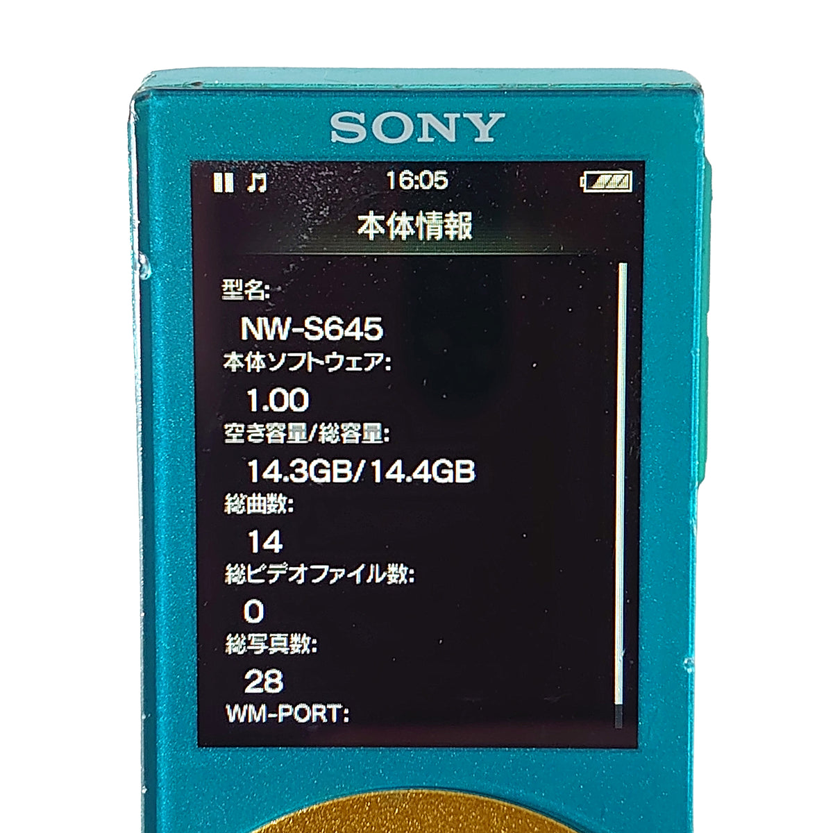 Sony NW-S645 Network Walkman 16GB
