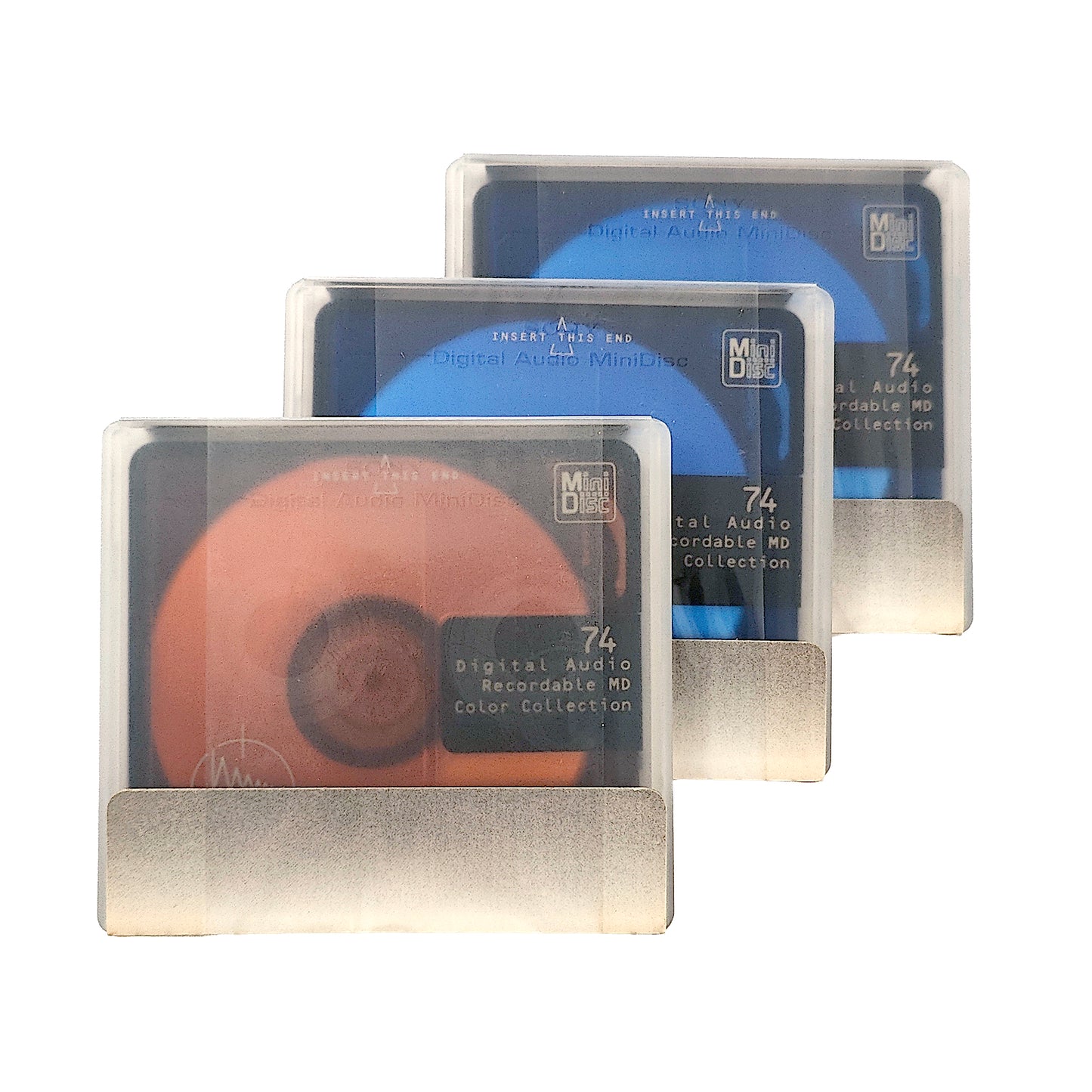 Sony Color Collection 74 Minute MiniDisc 3 Pack