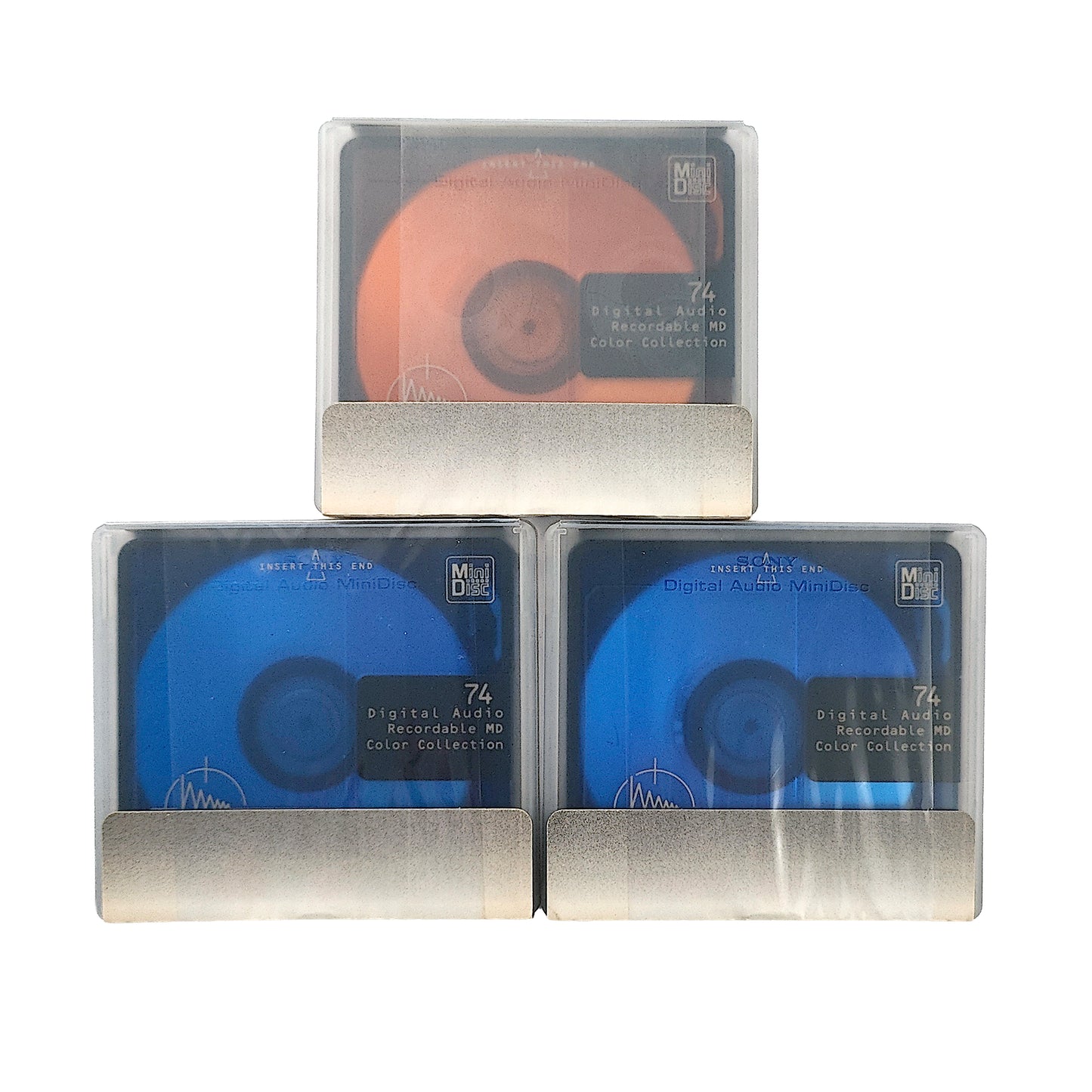 Sony Color Collection 74 Minute MiniDisc 3 Pack